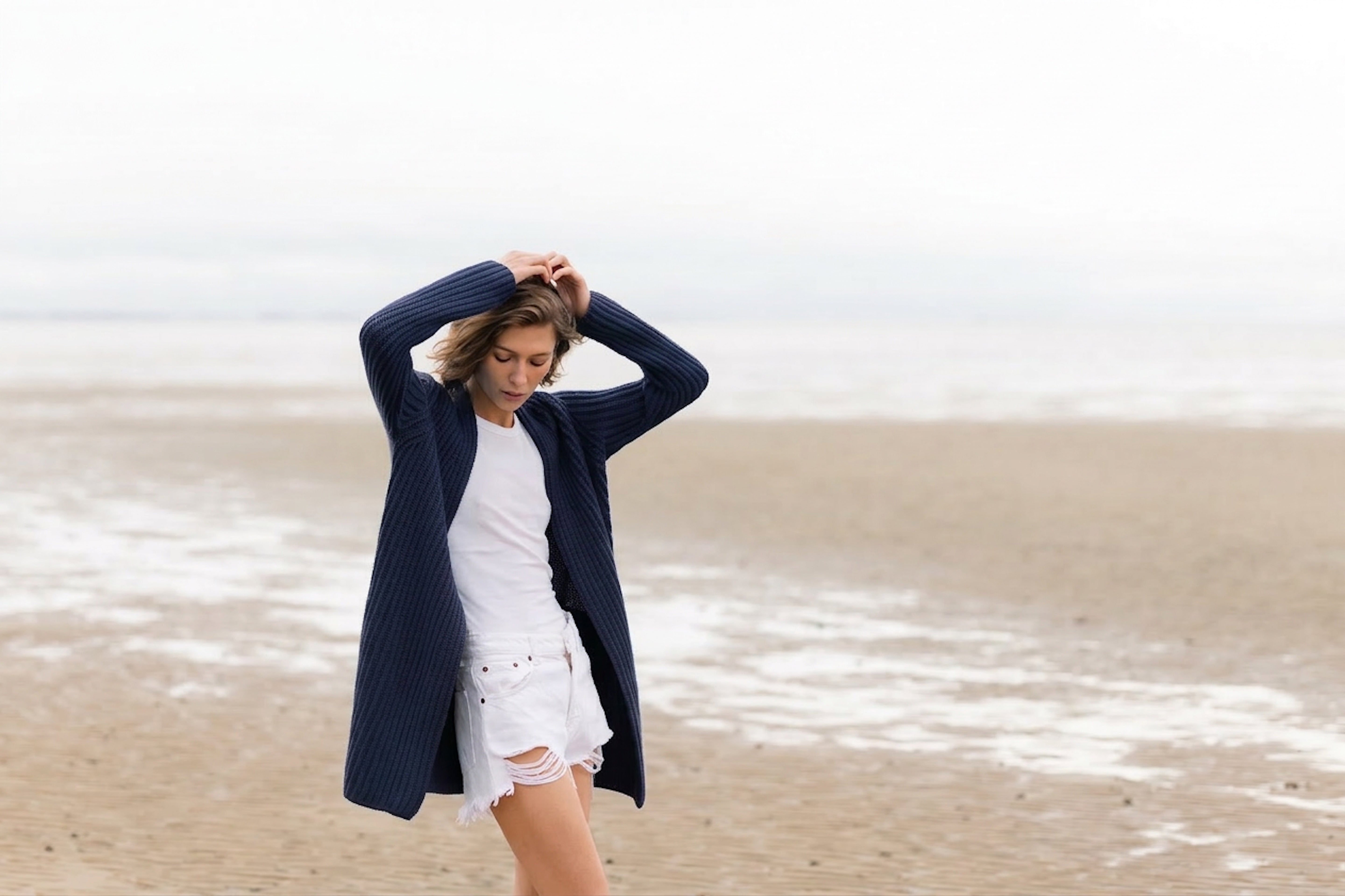 BOYA-RIA rib cardigan