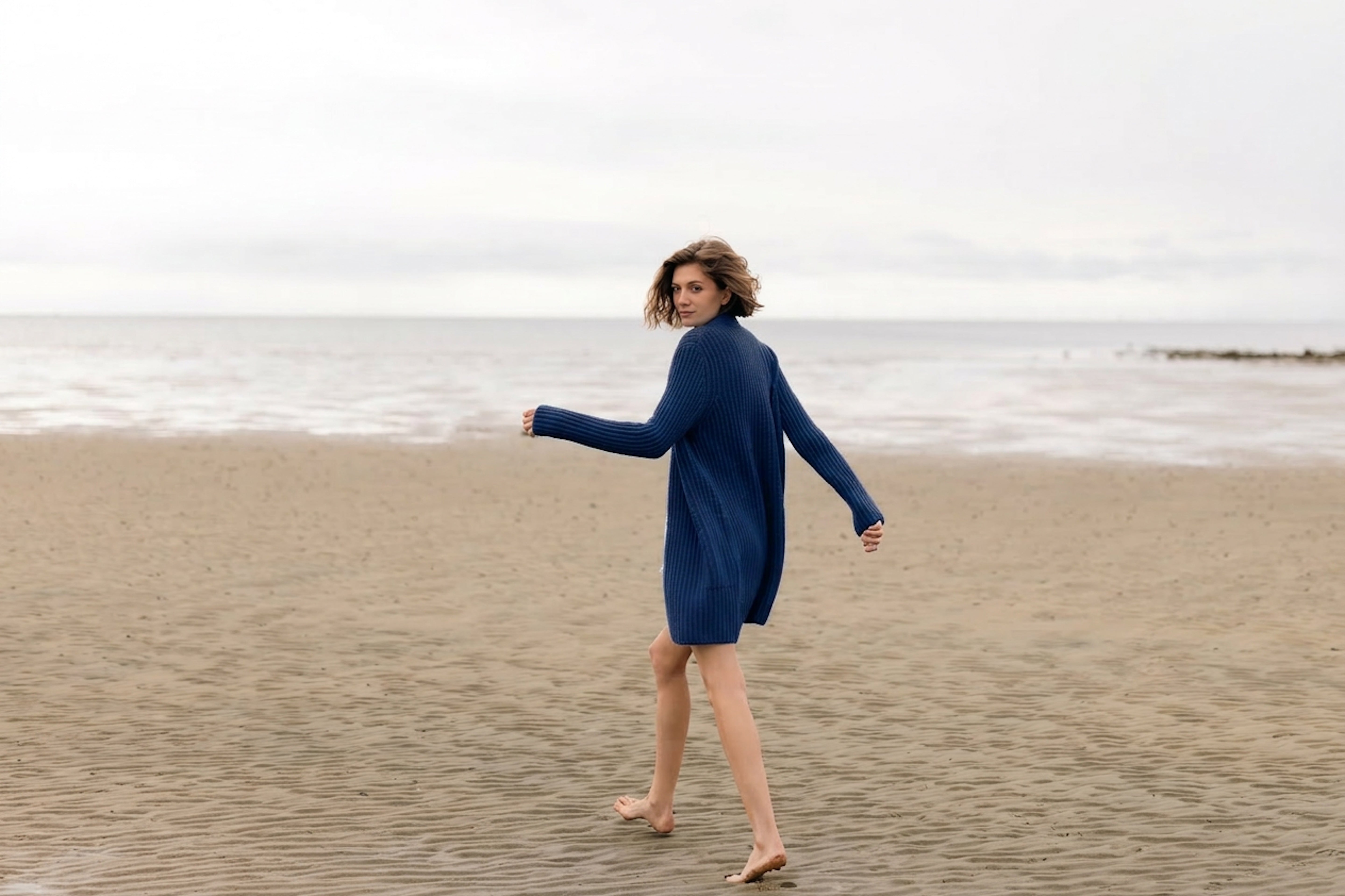 BOYA-RIA rib cardigan