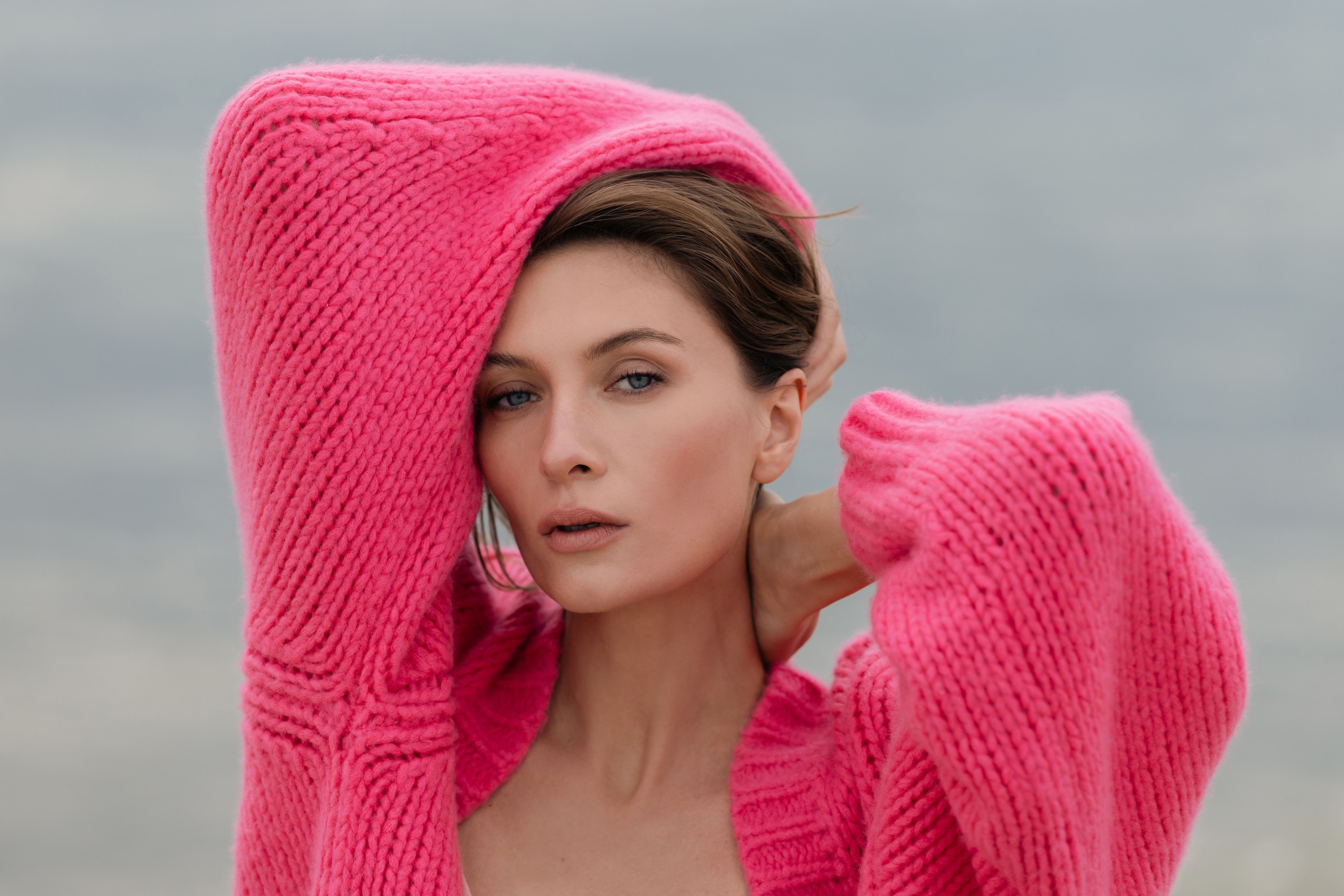 BOYA-Nives brushed cashmere cardigan chunky