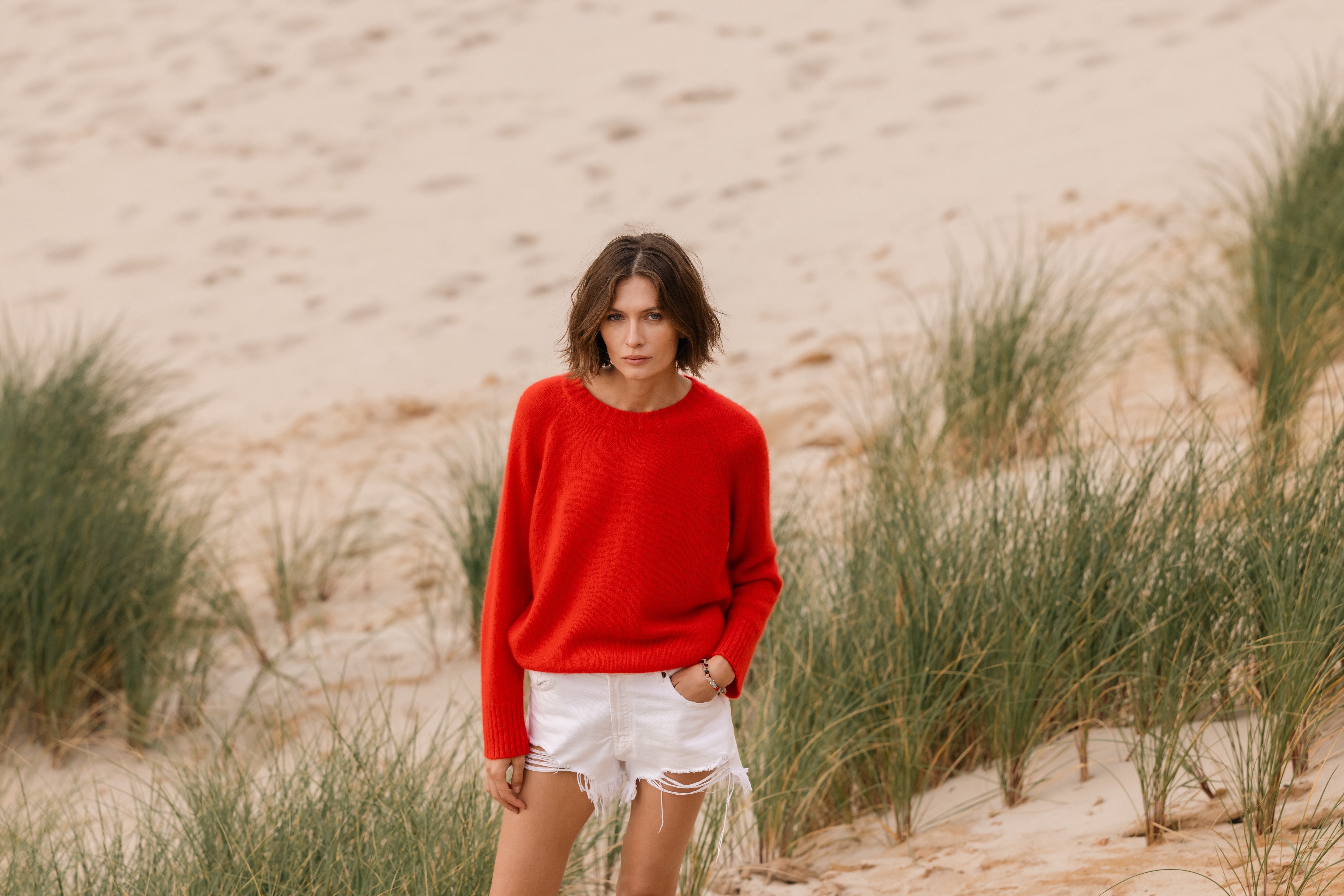 BOYA-TATUM brushed cashmere sweater
