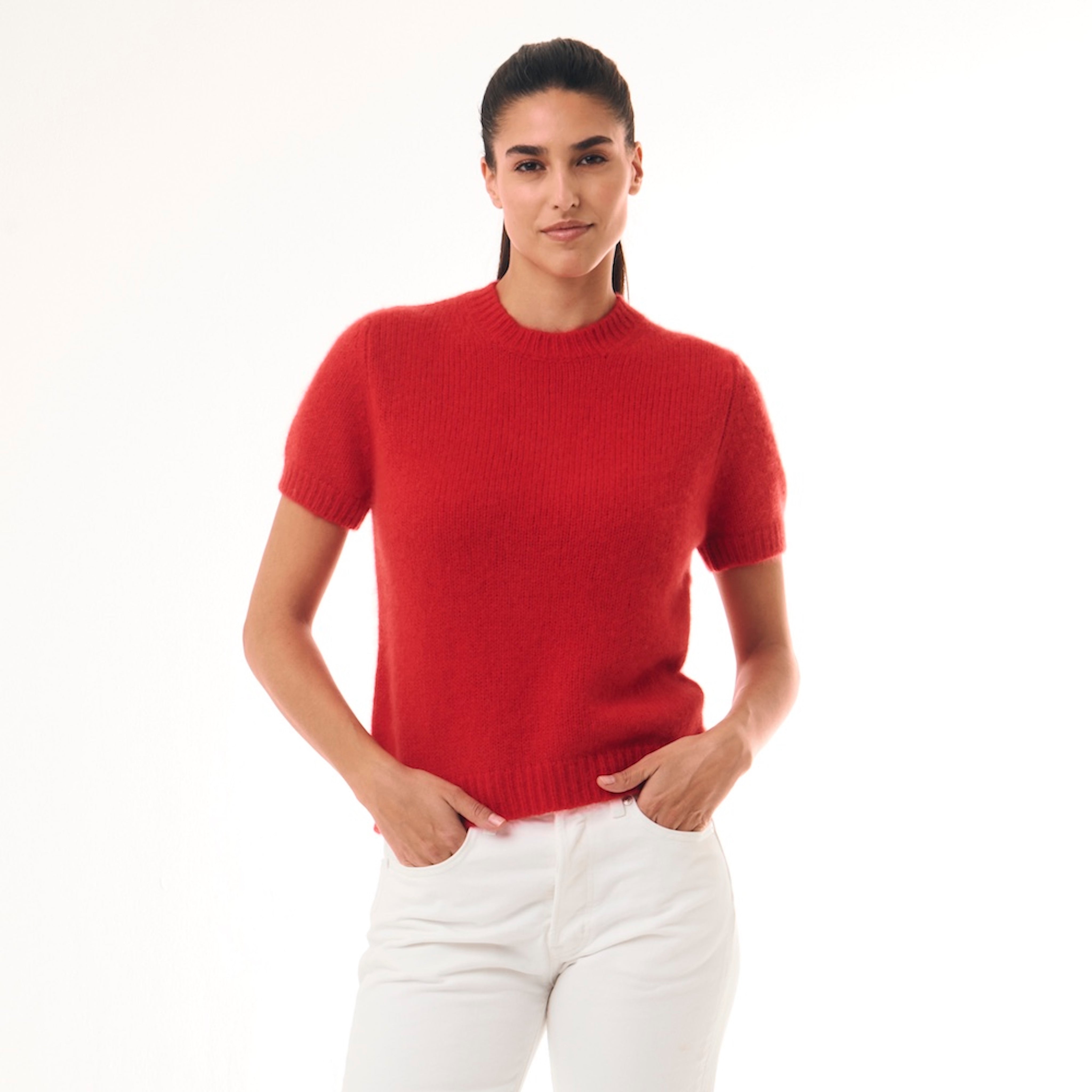 BOYA-CANDICE brushed cashmere sweater
