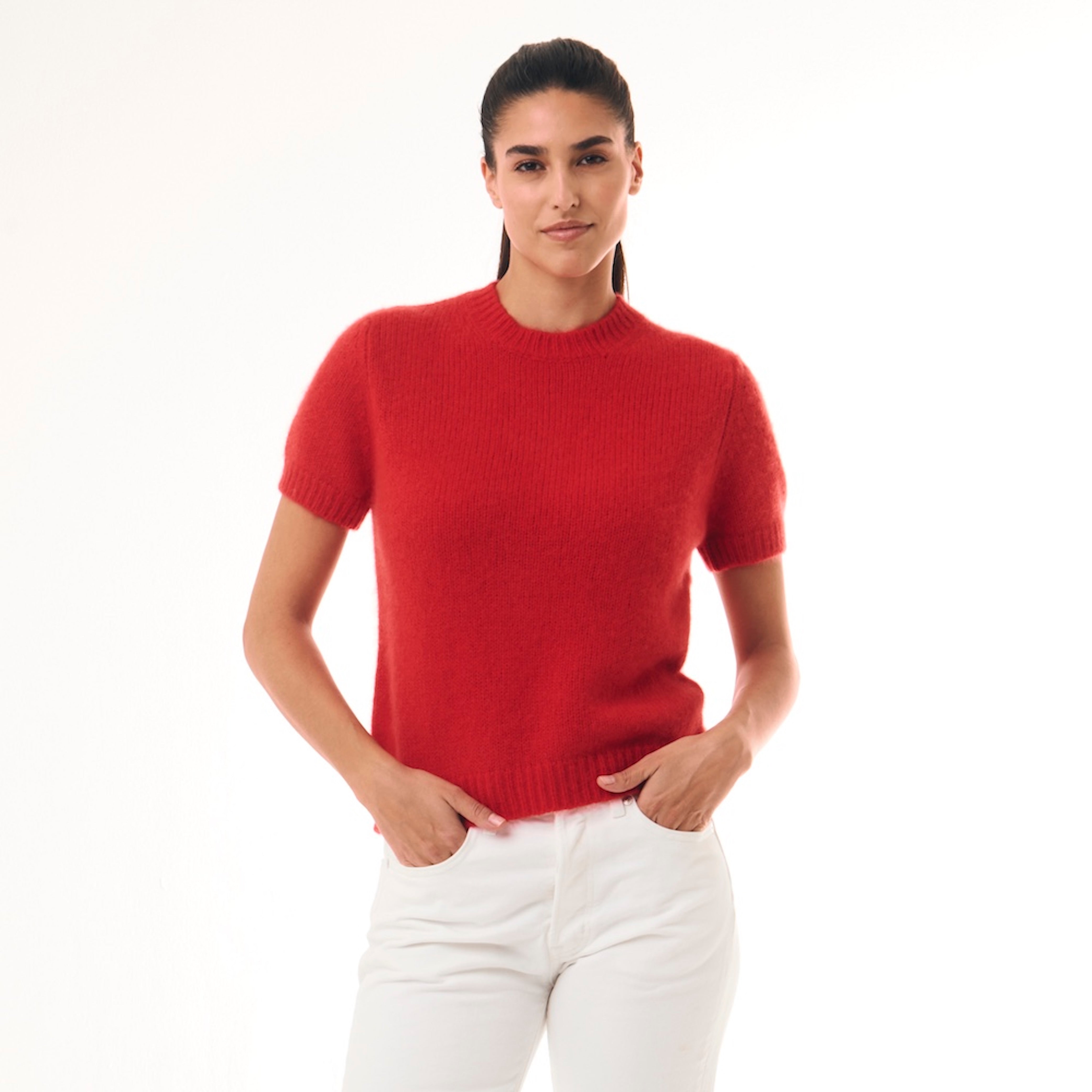 BOYA-CANDICE brushed cashmere sweater