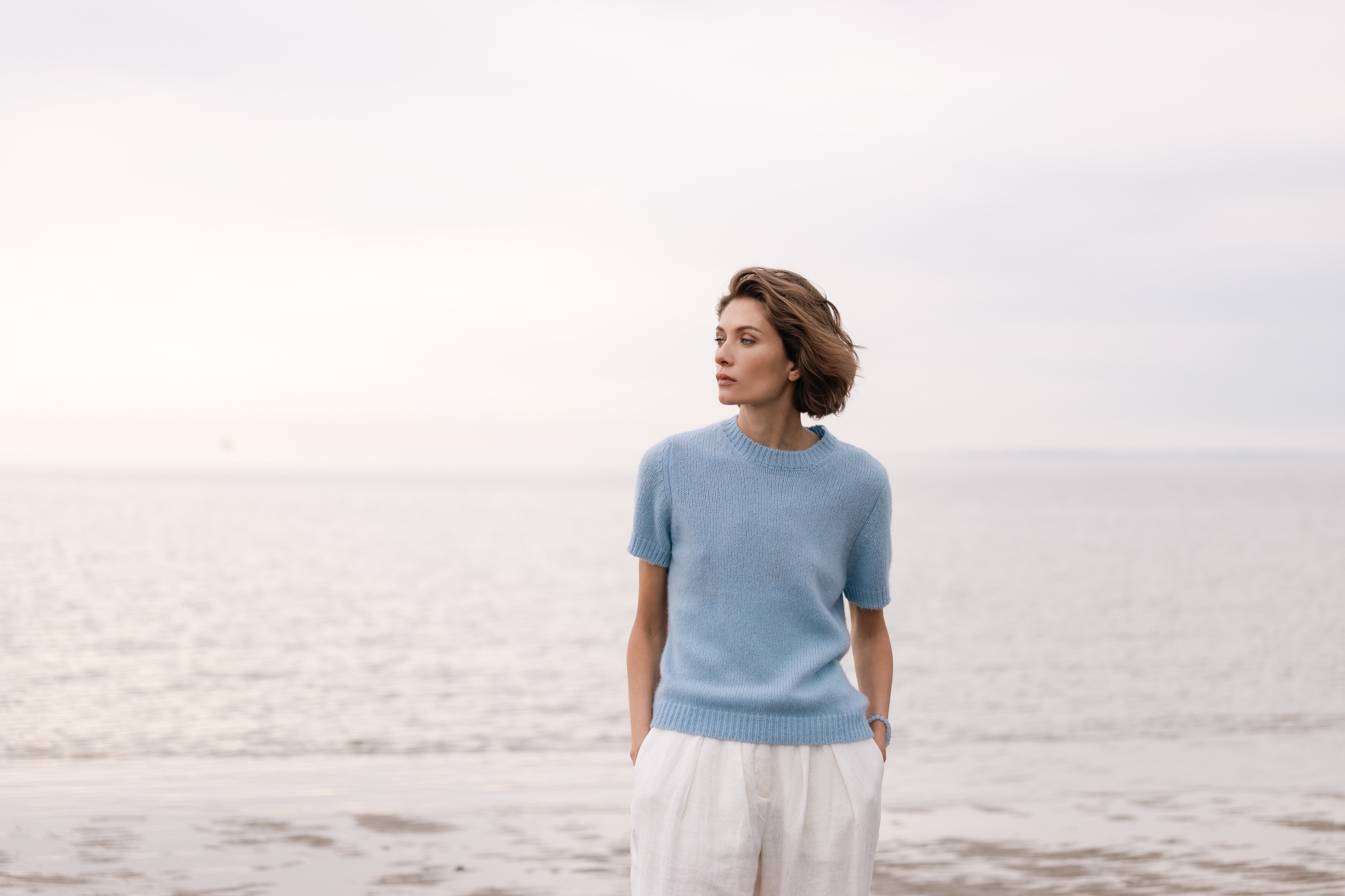 BOYA-CANDICE brushed cashmere sweater