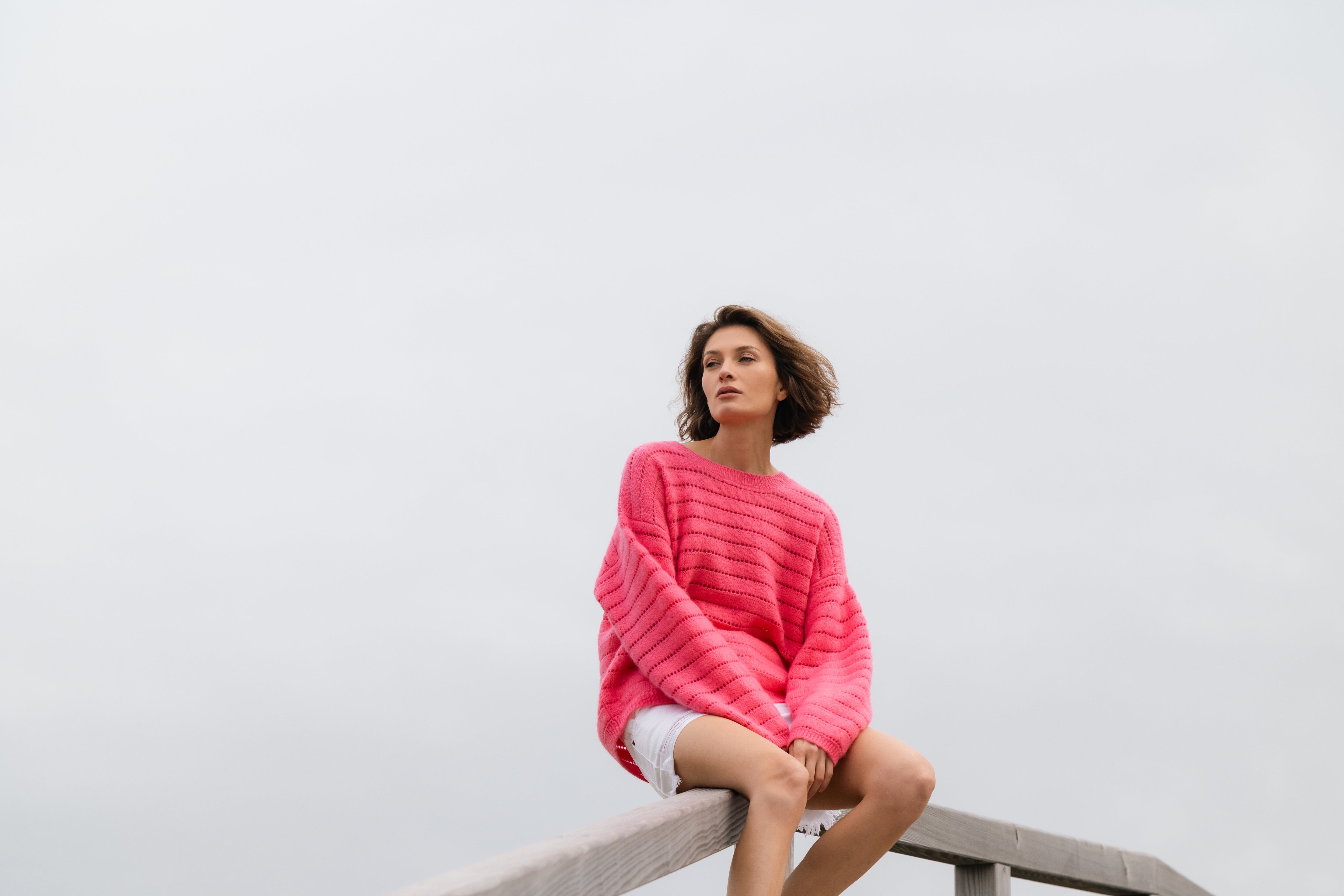 BOYA-EMILIA ajour stripe sweater