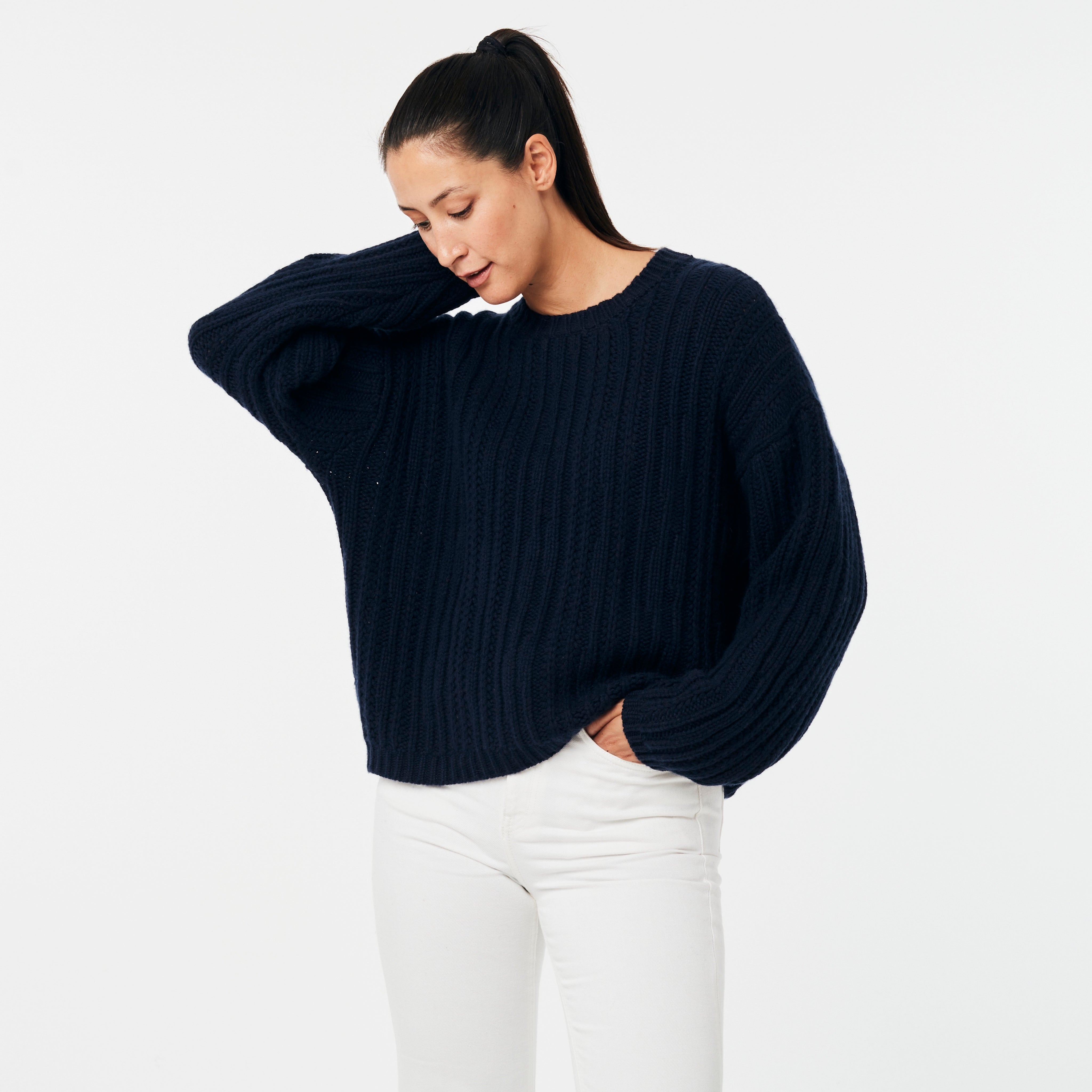 BOYA-EMMA chunky rib sweater