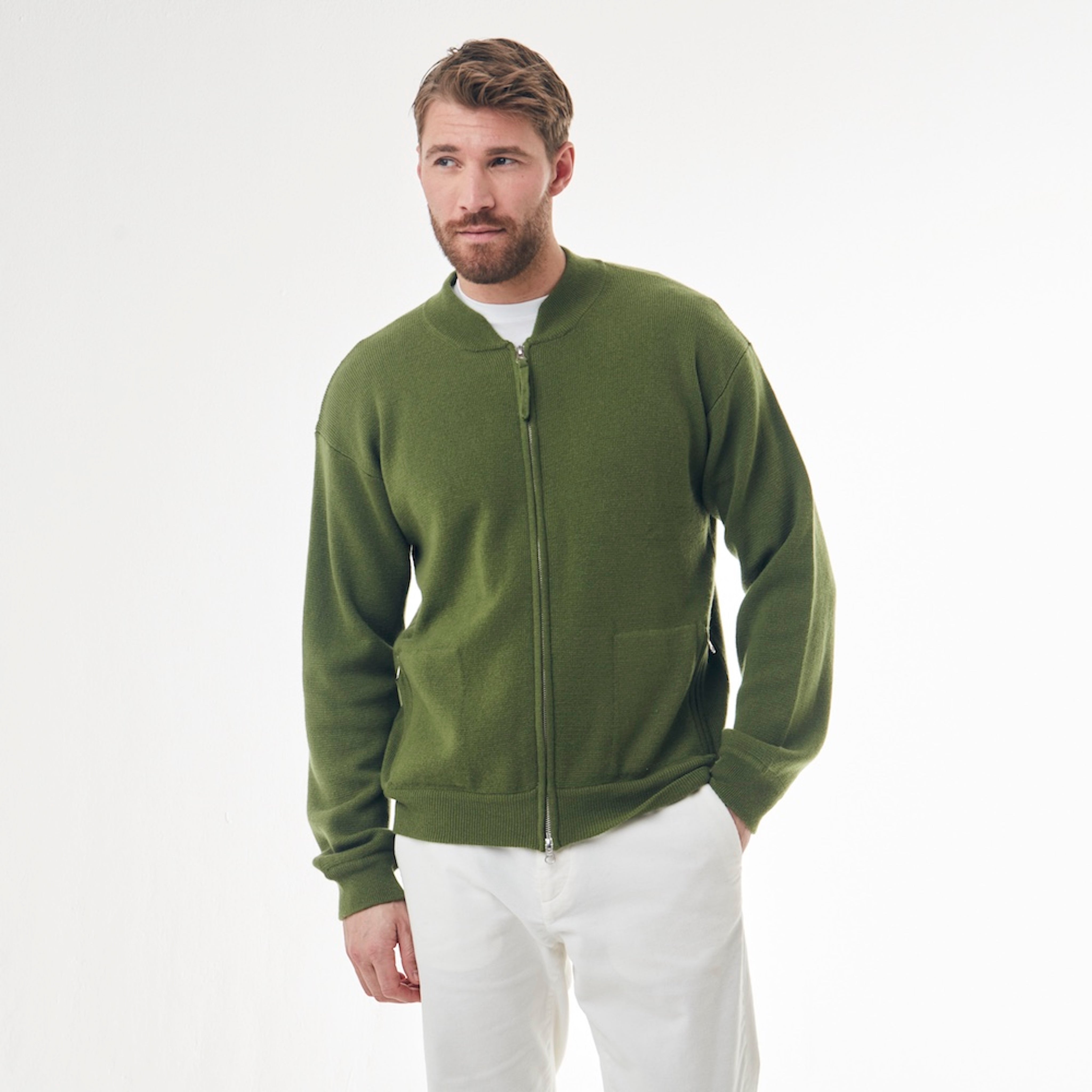 BOYA-RAOUL baseball cardigan