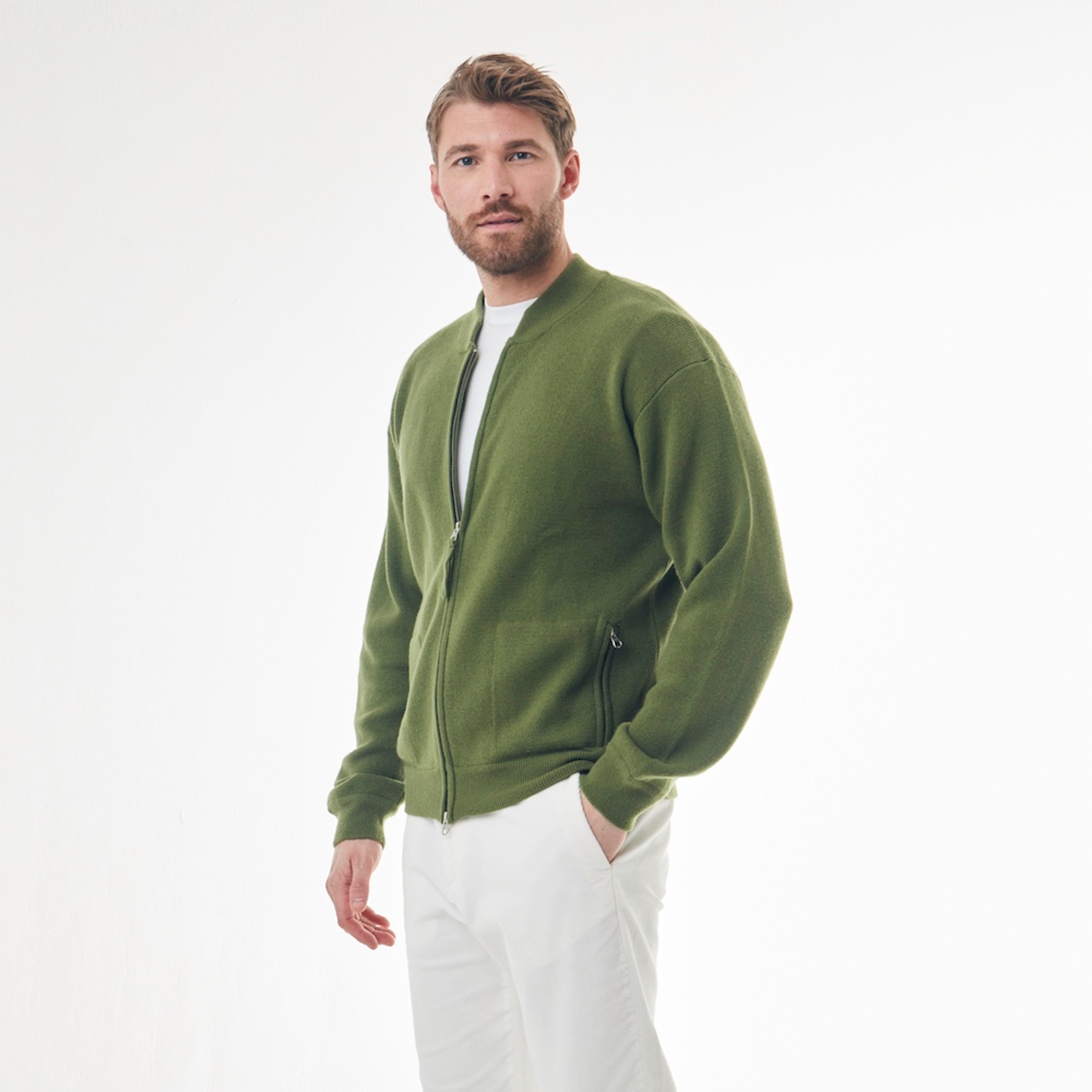 BOYA-RAOUL baseball cardigan