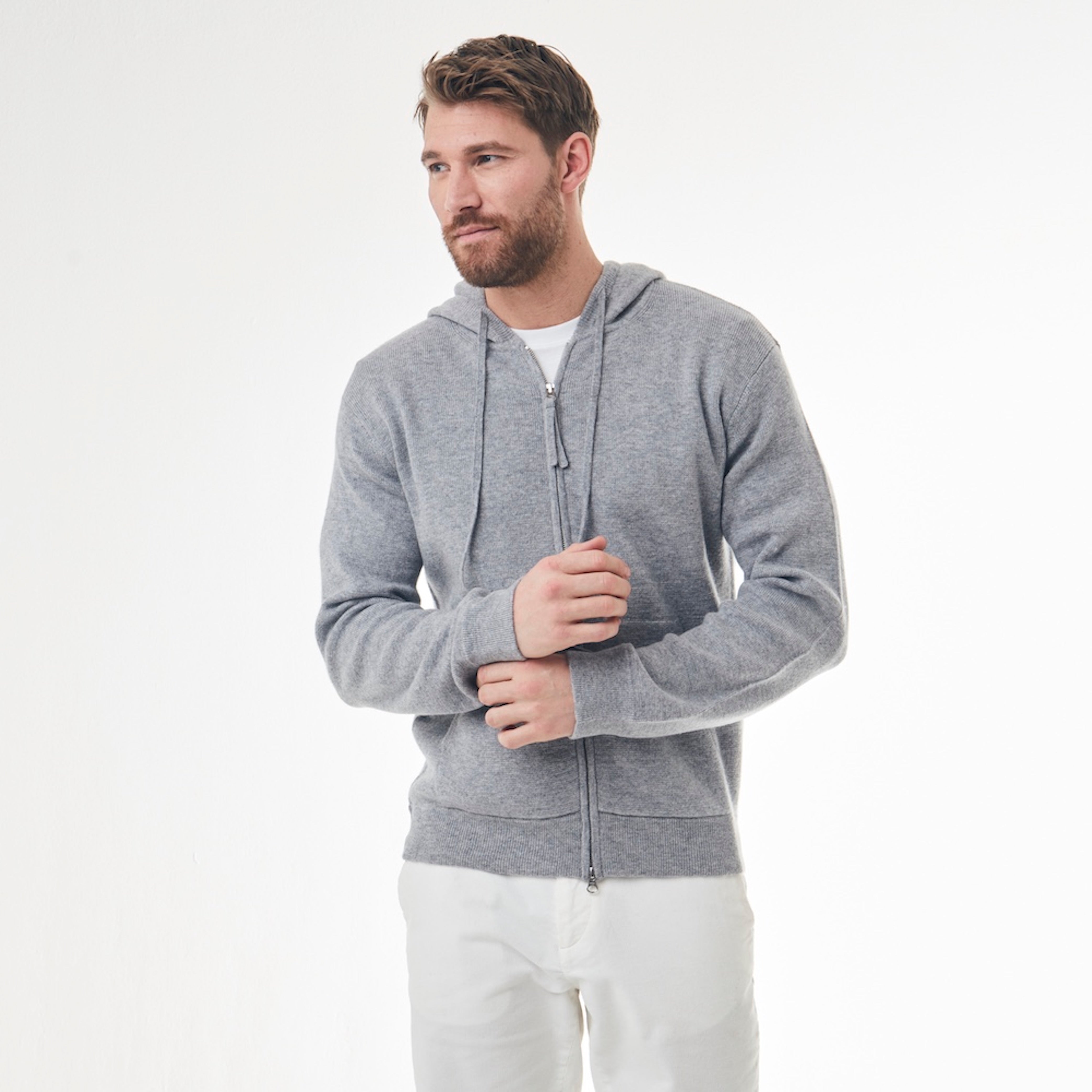 BOYA-CHUCK milano hoodie cardigan