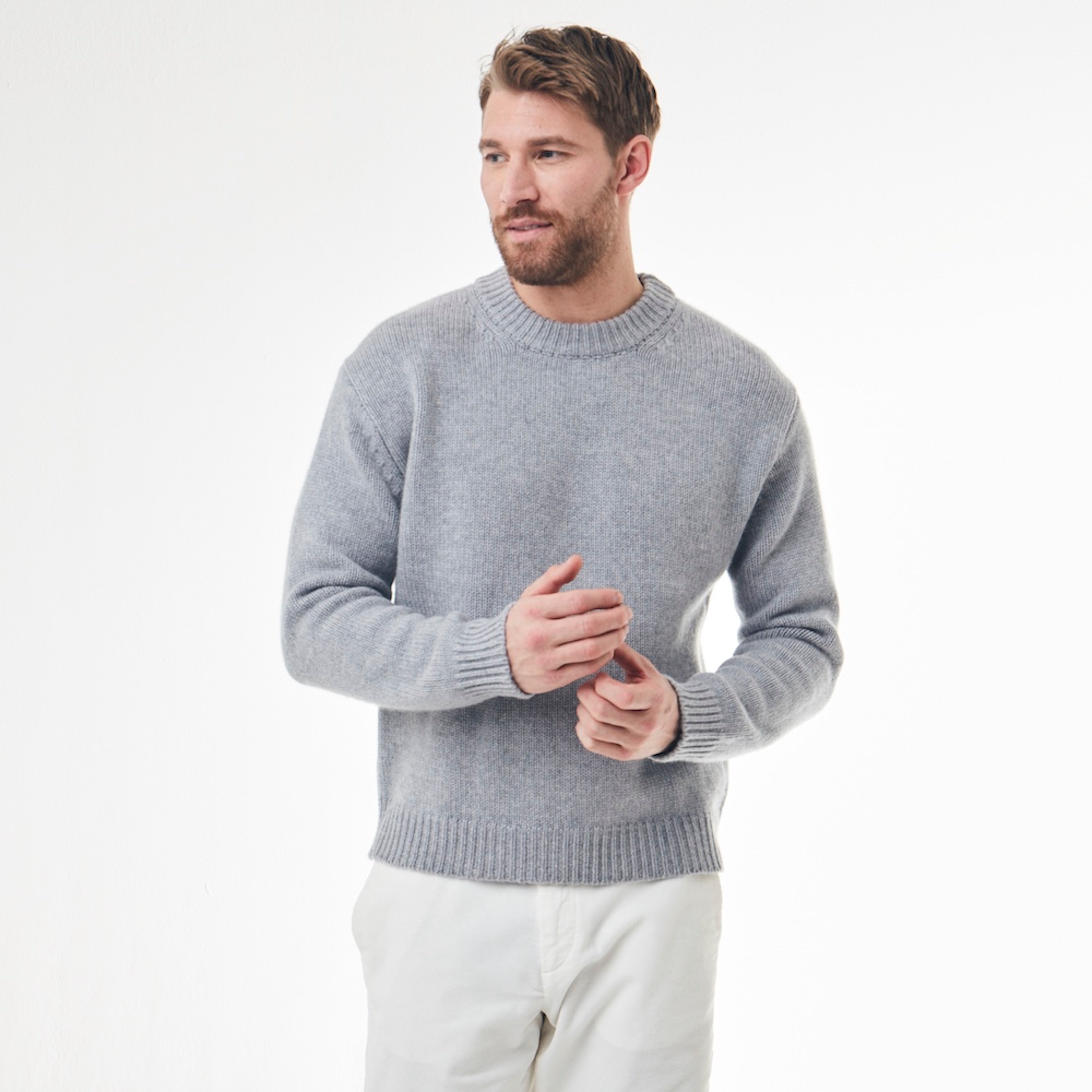 BOYA-MARVIN jersey r-neck sweater
