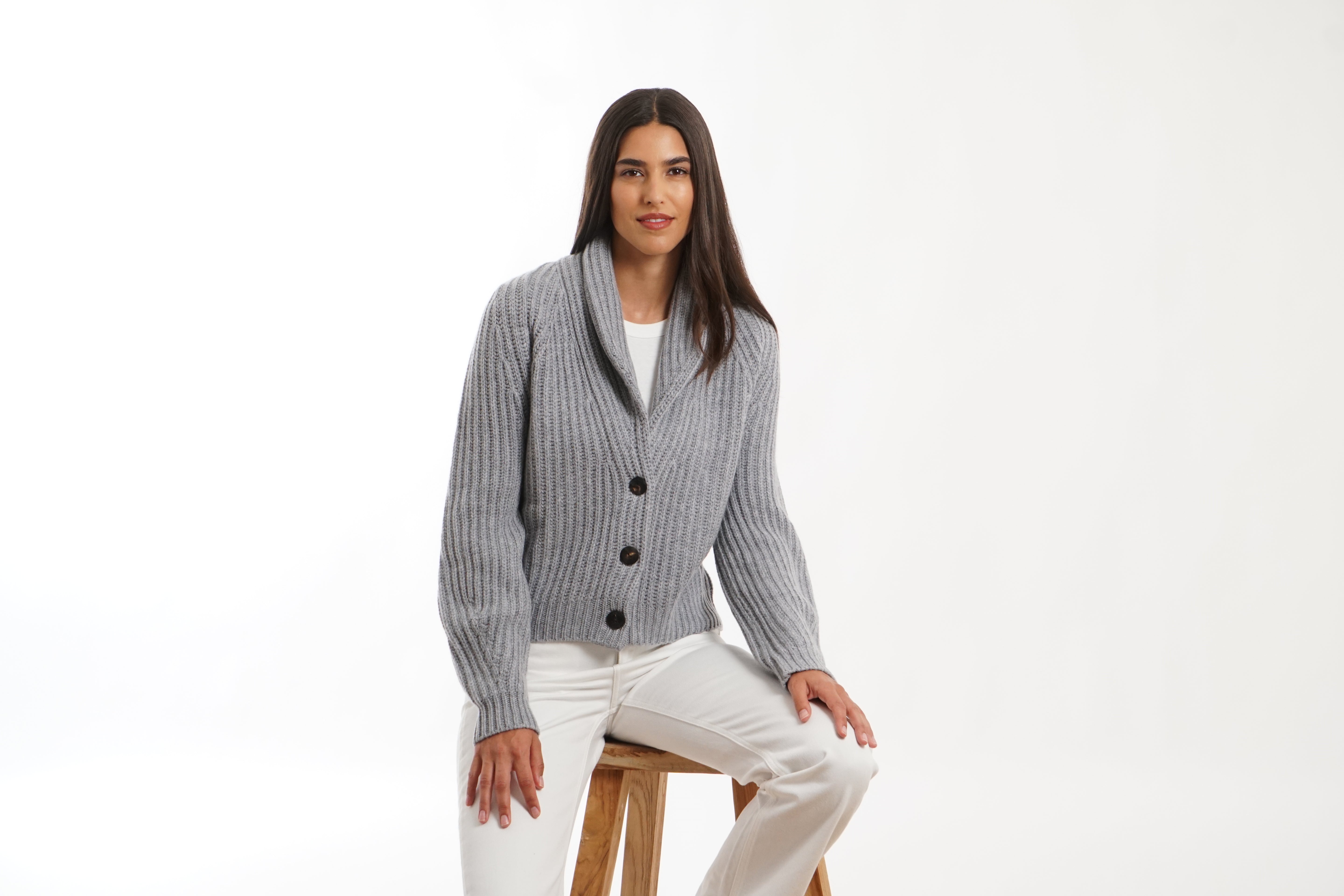 BOYA-NIKKI rib cardigan