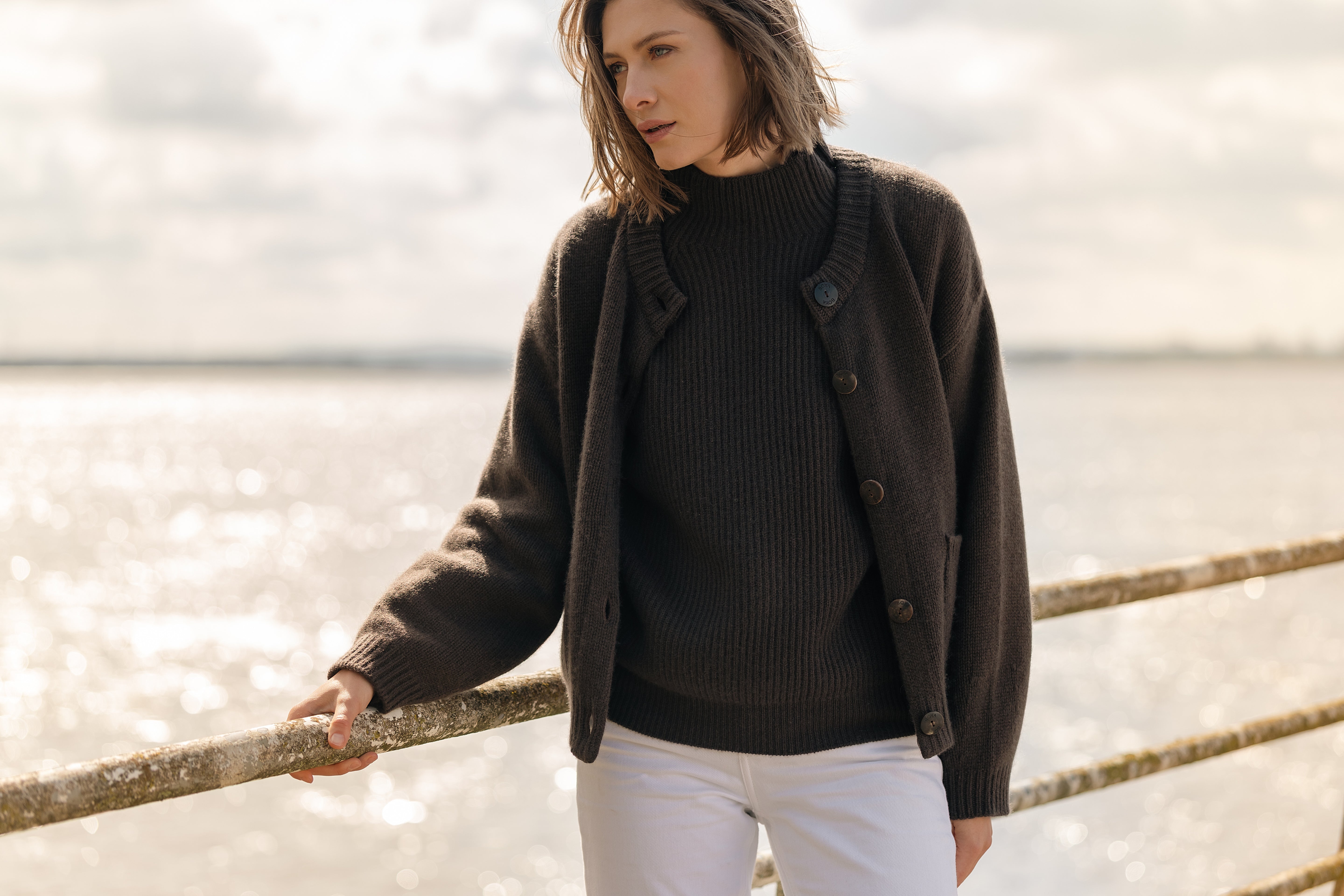 BOYA-DUSTY rn jersey cardigan