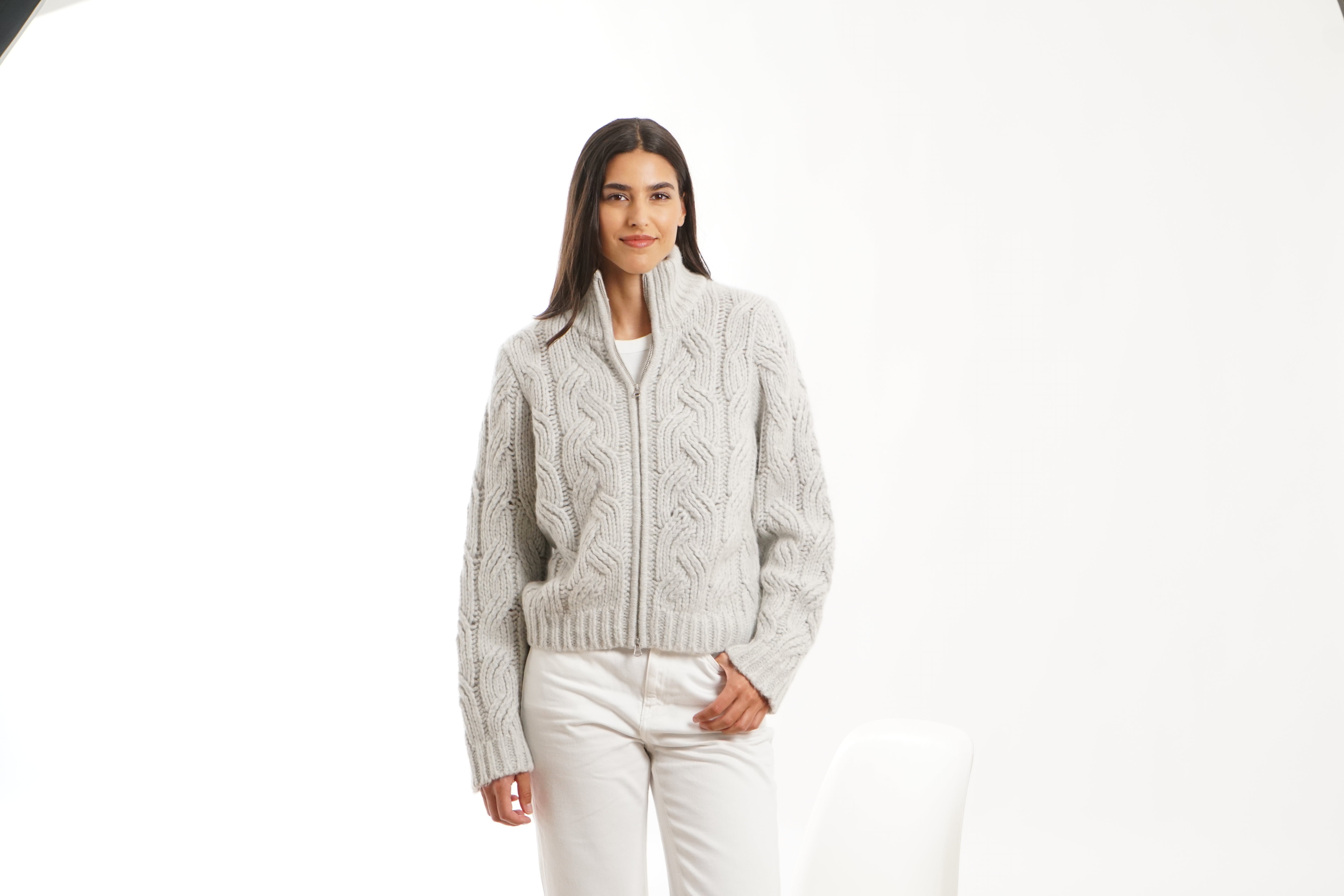 BOYA-INES short cable cardigan
