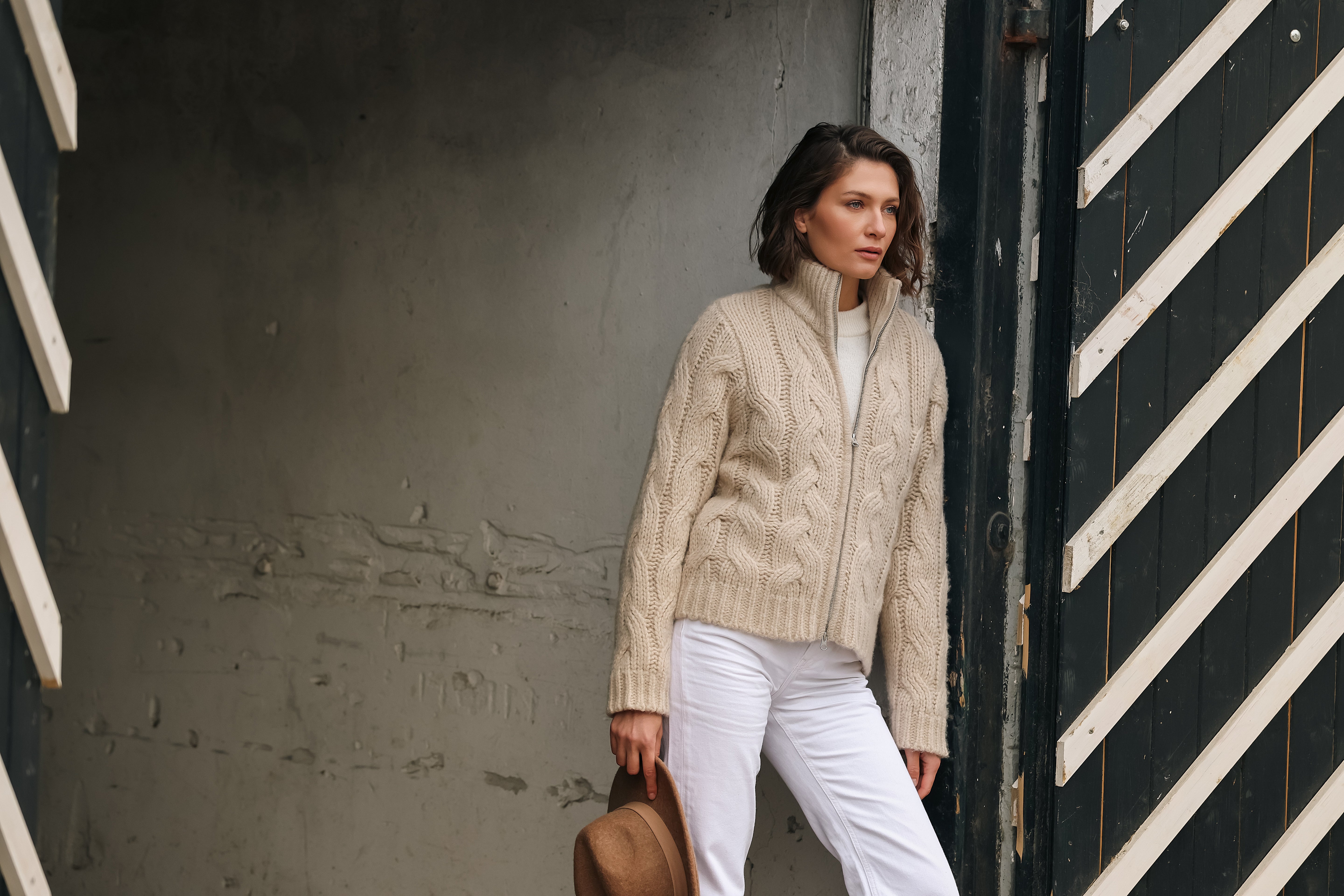 BOYA-INES short cable cardigan