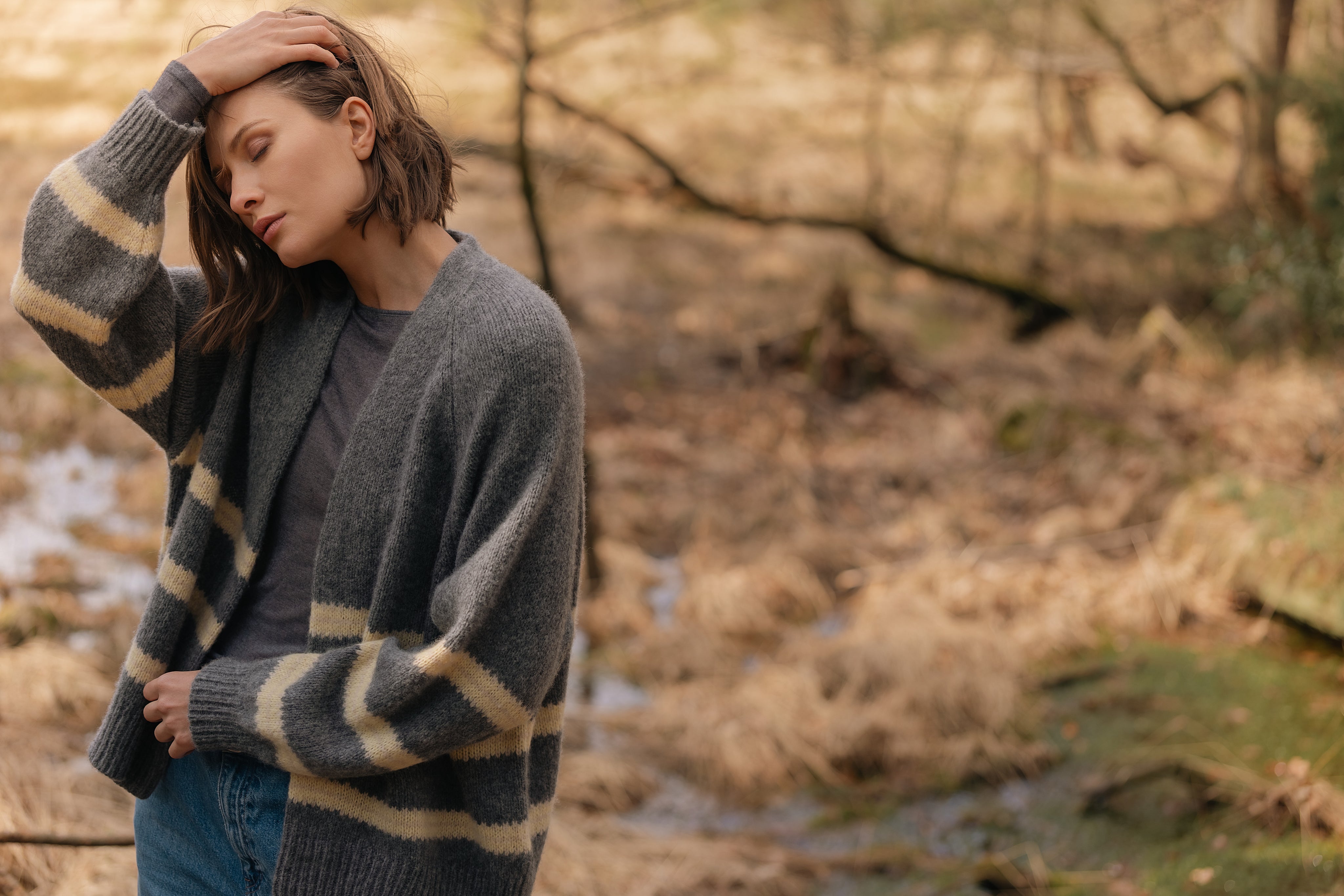 BOYA-RIAN cardigan intarsia
