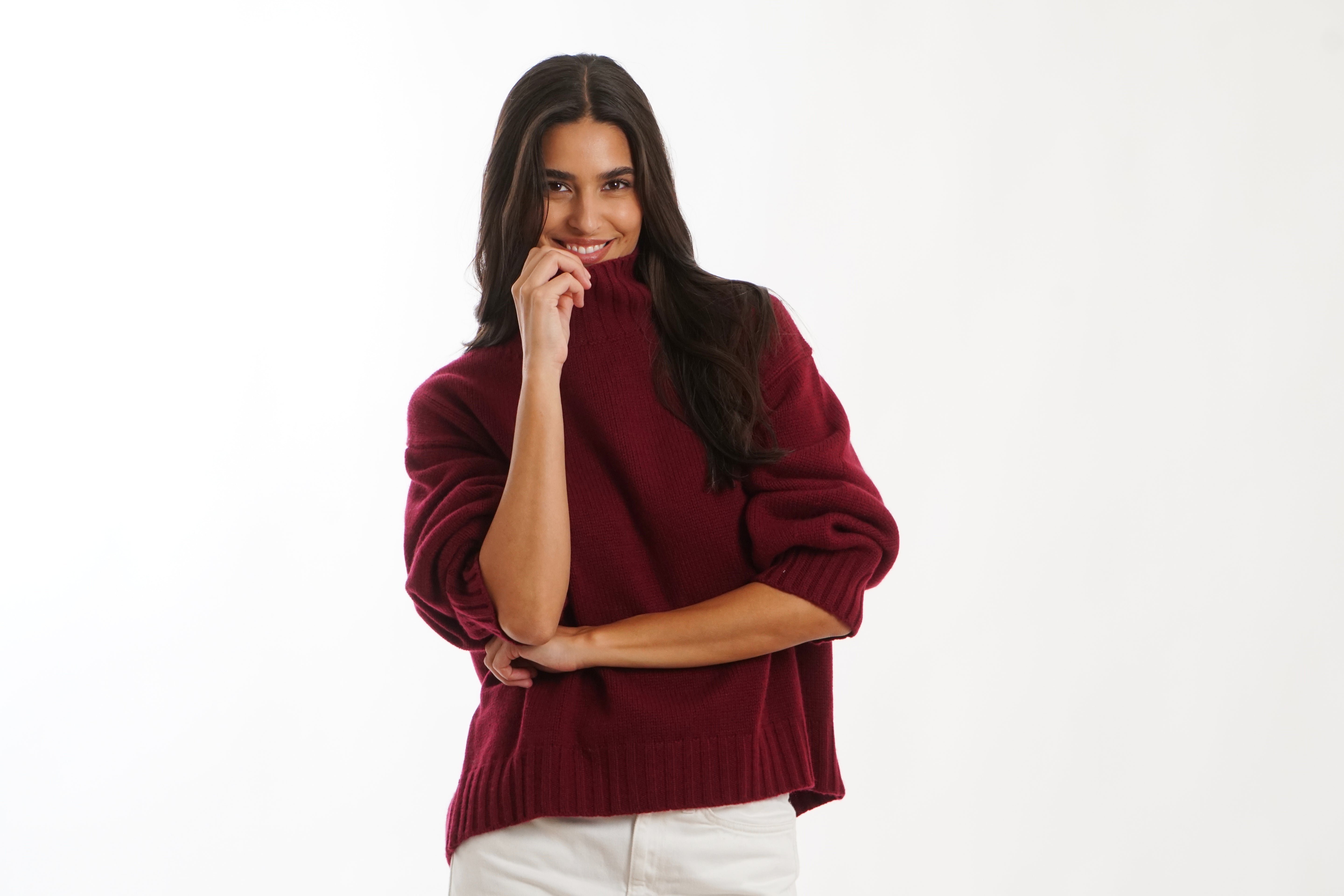 BOYA-KATE mock sweater