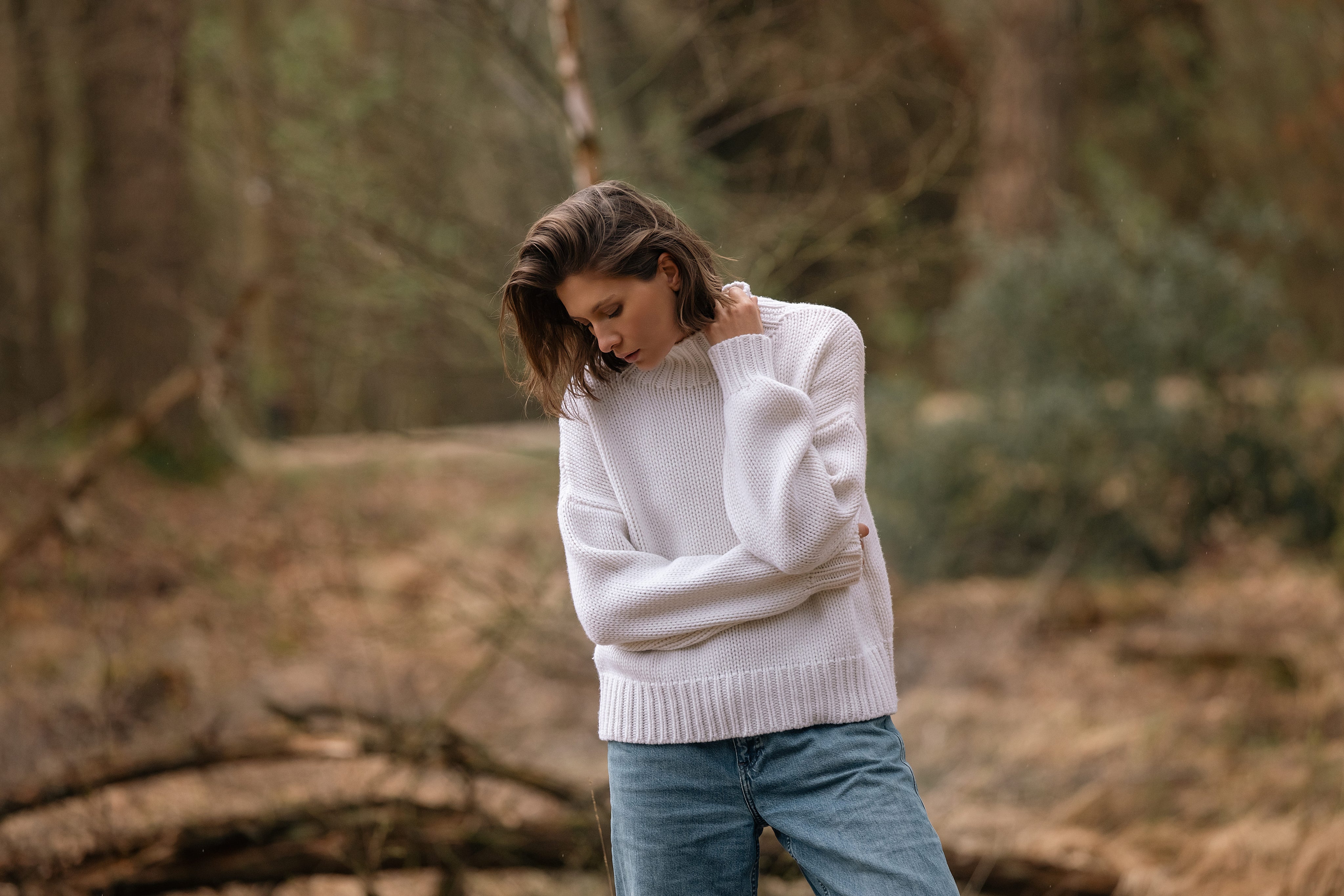 BOYA-TAYLOR chunky mock sweater