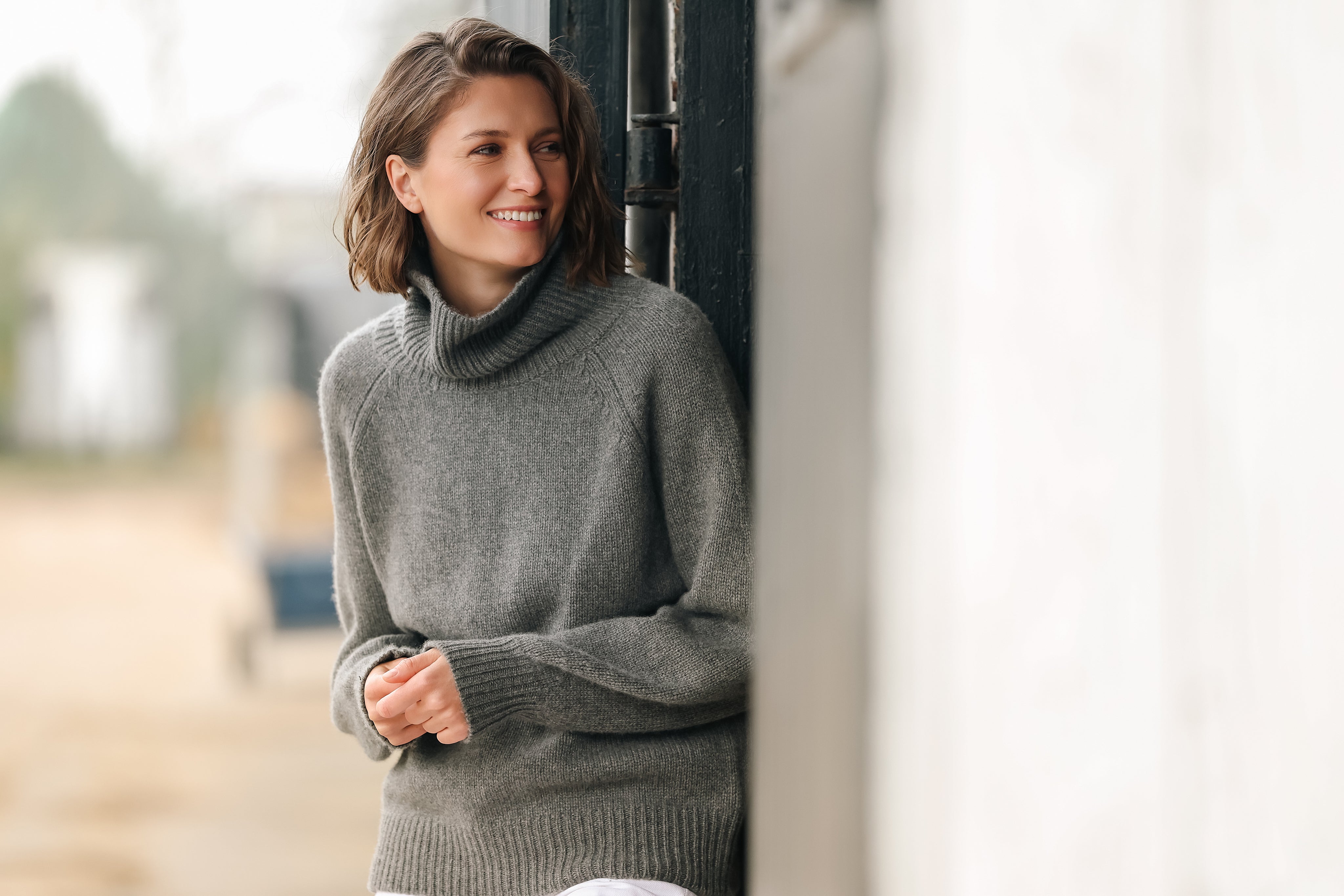 BOYA-AURELIA turtle jersey sweater