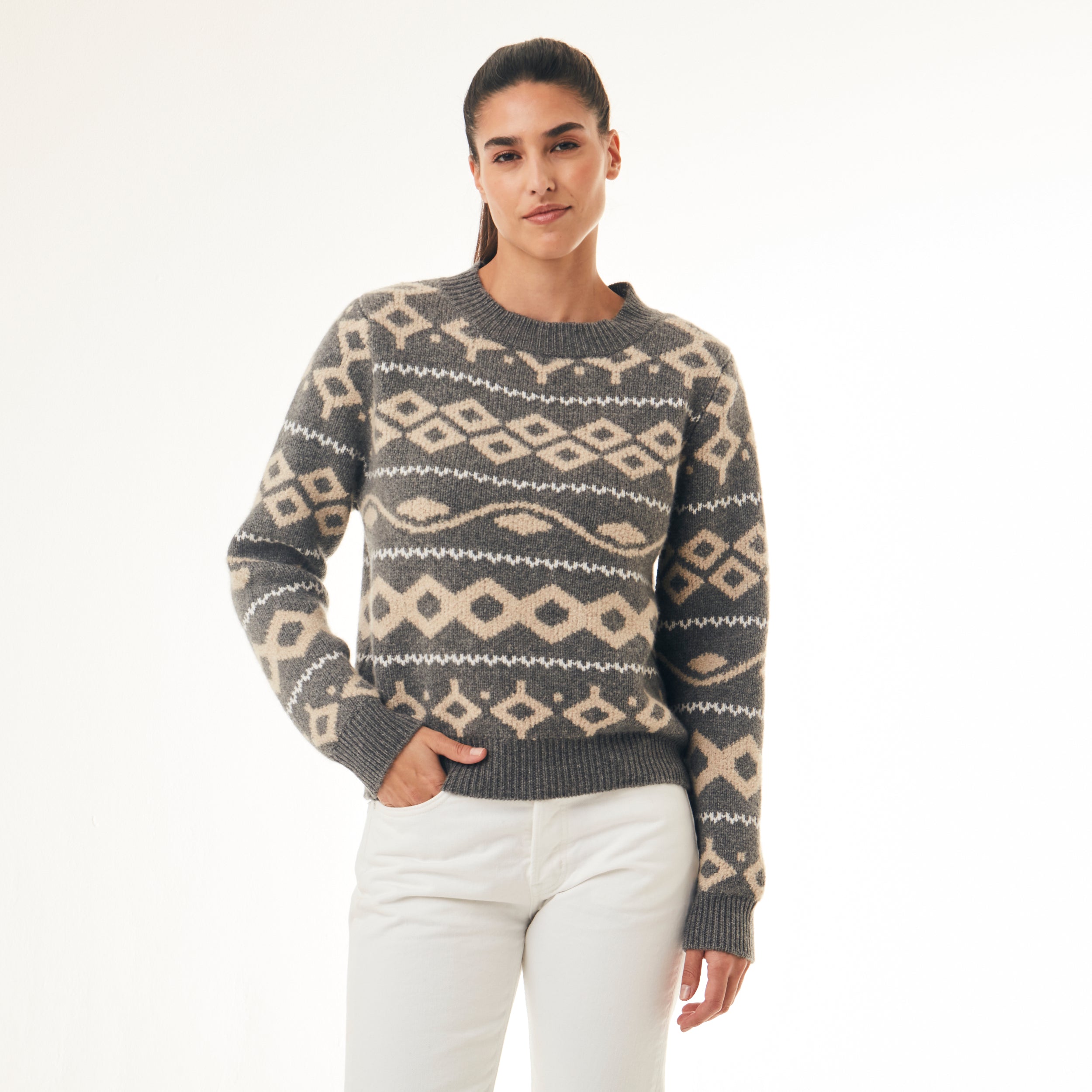 BOYA-TAMMY intarsia sweater