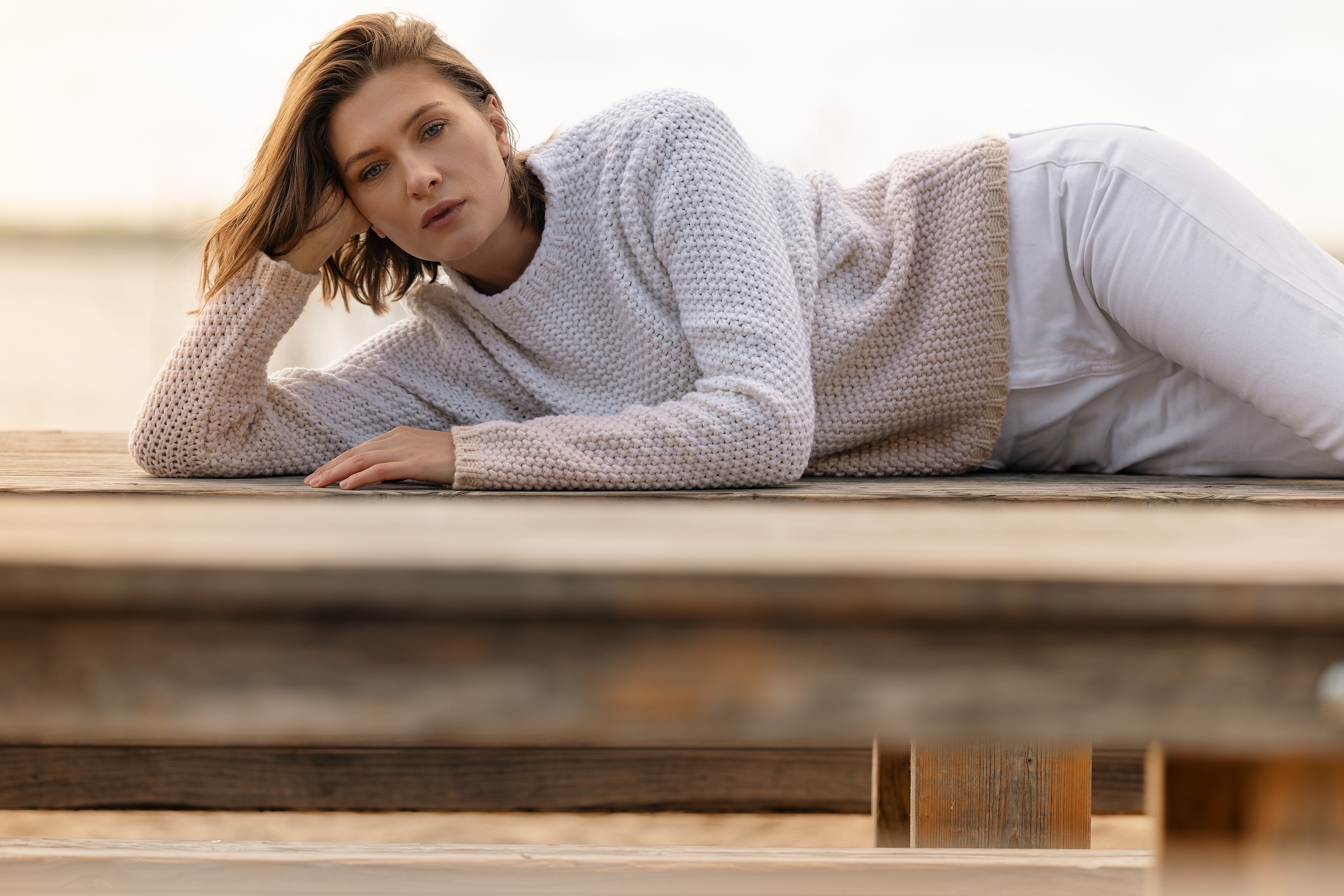 BOYA-JORDAN moss sweater