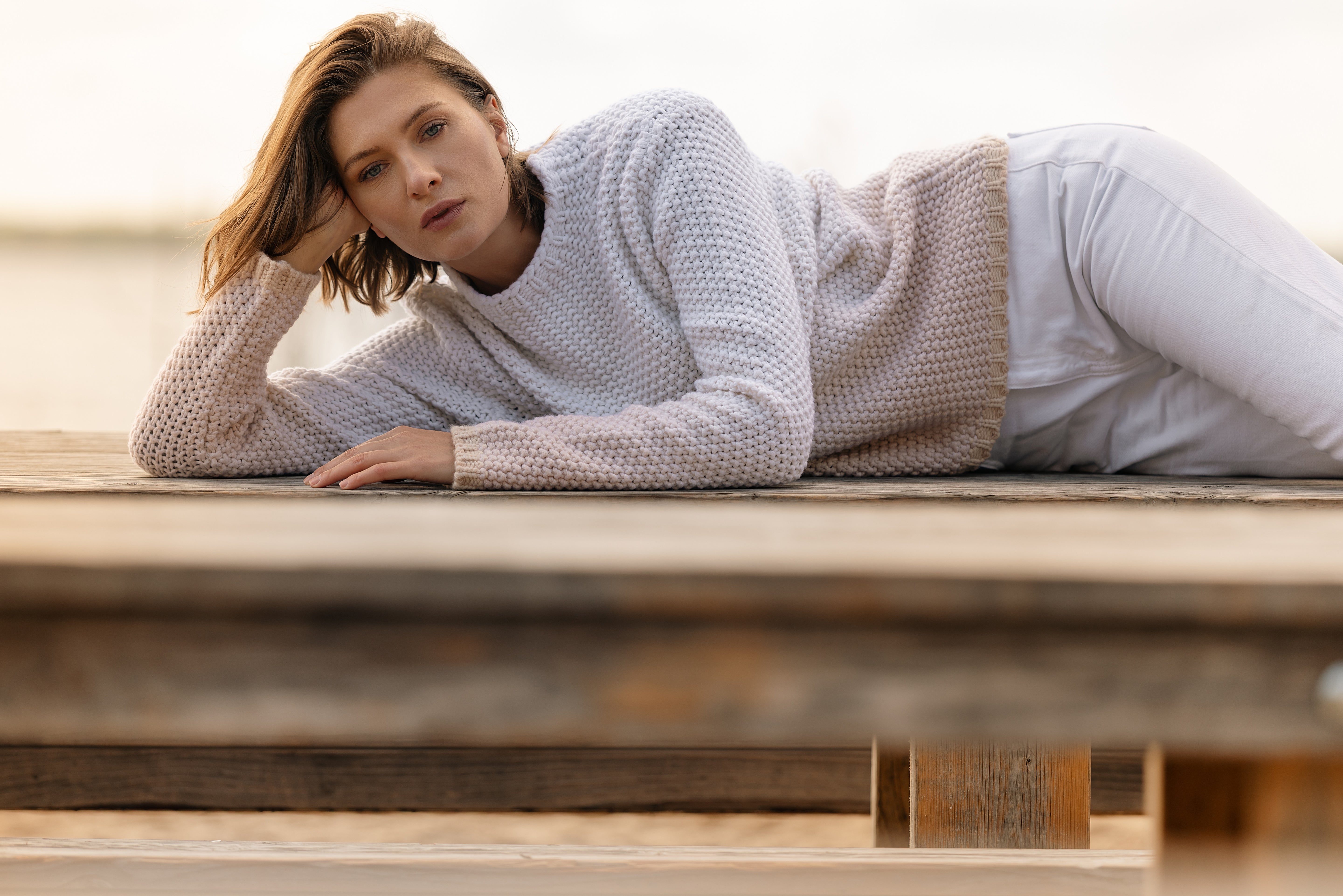 BOYA-JORDAN moss sweater