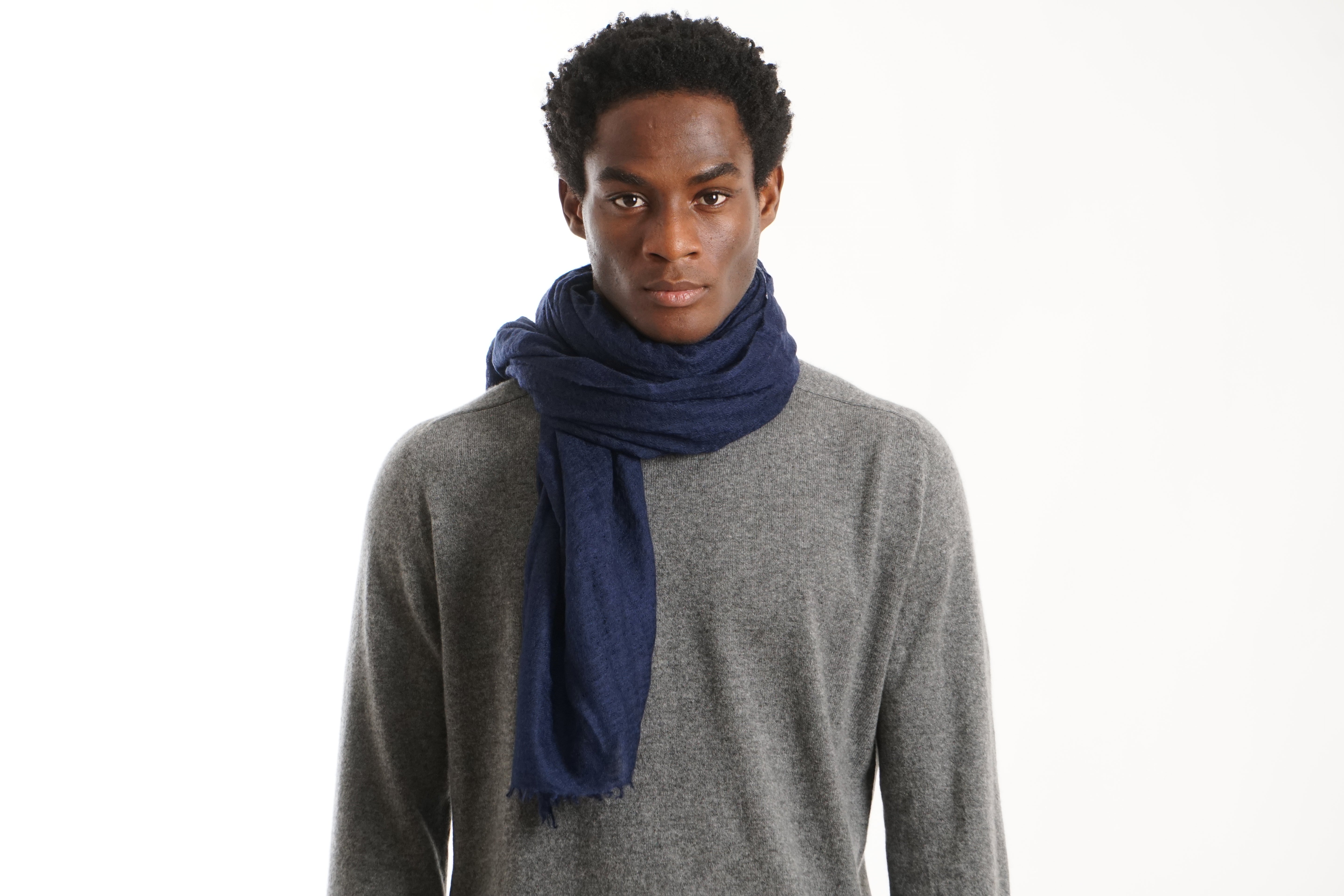 SUPER FELTED BIG SCARF 90*200 SOLID CL