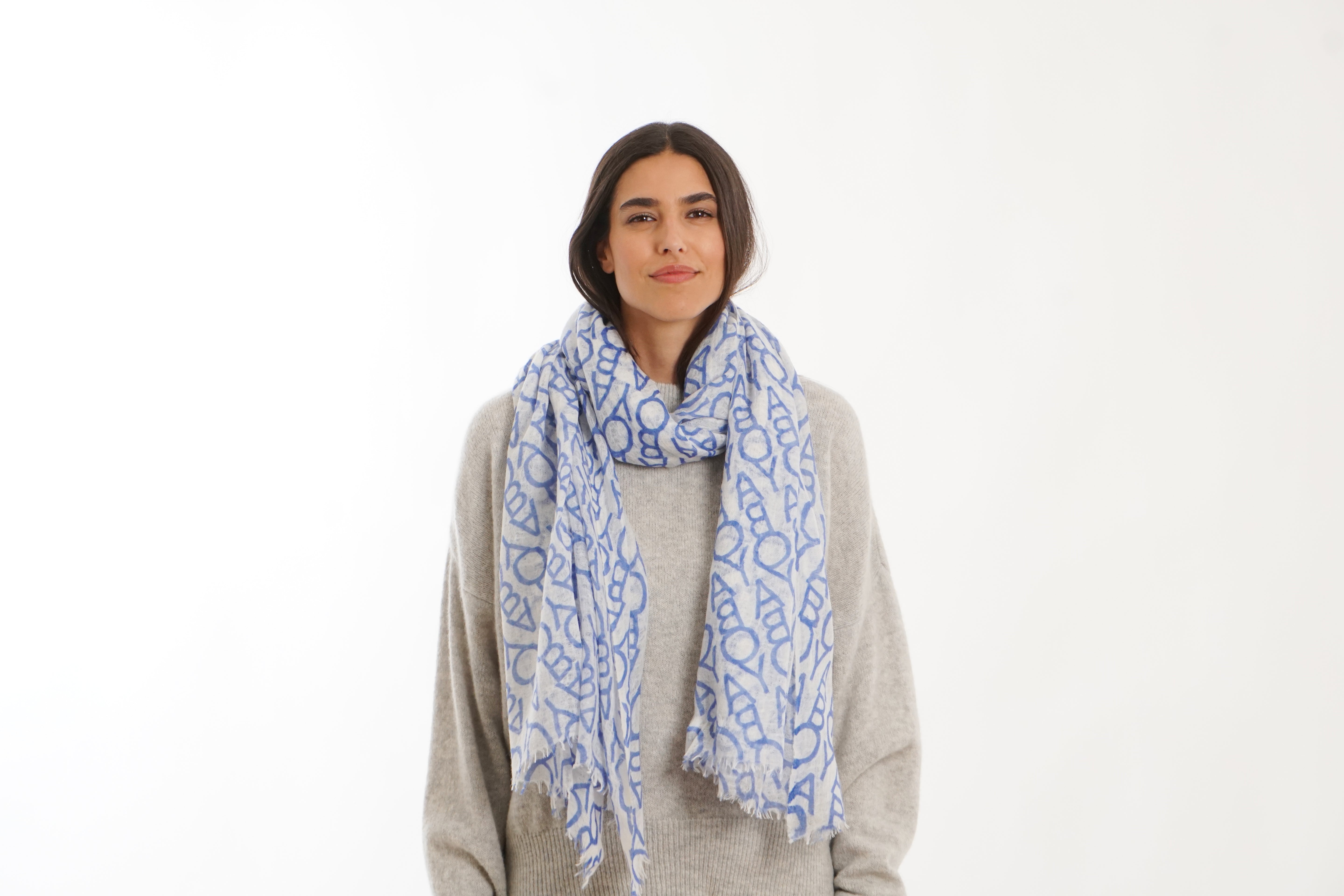 FELTED SCARF BOYA PRINT