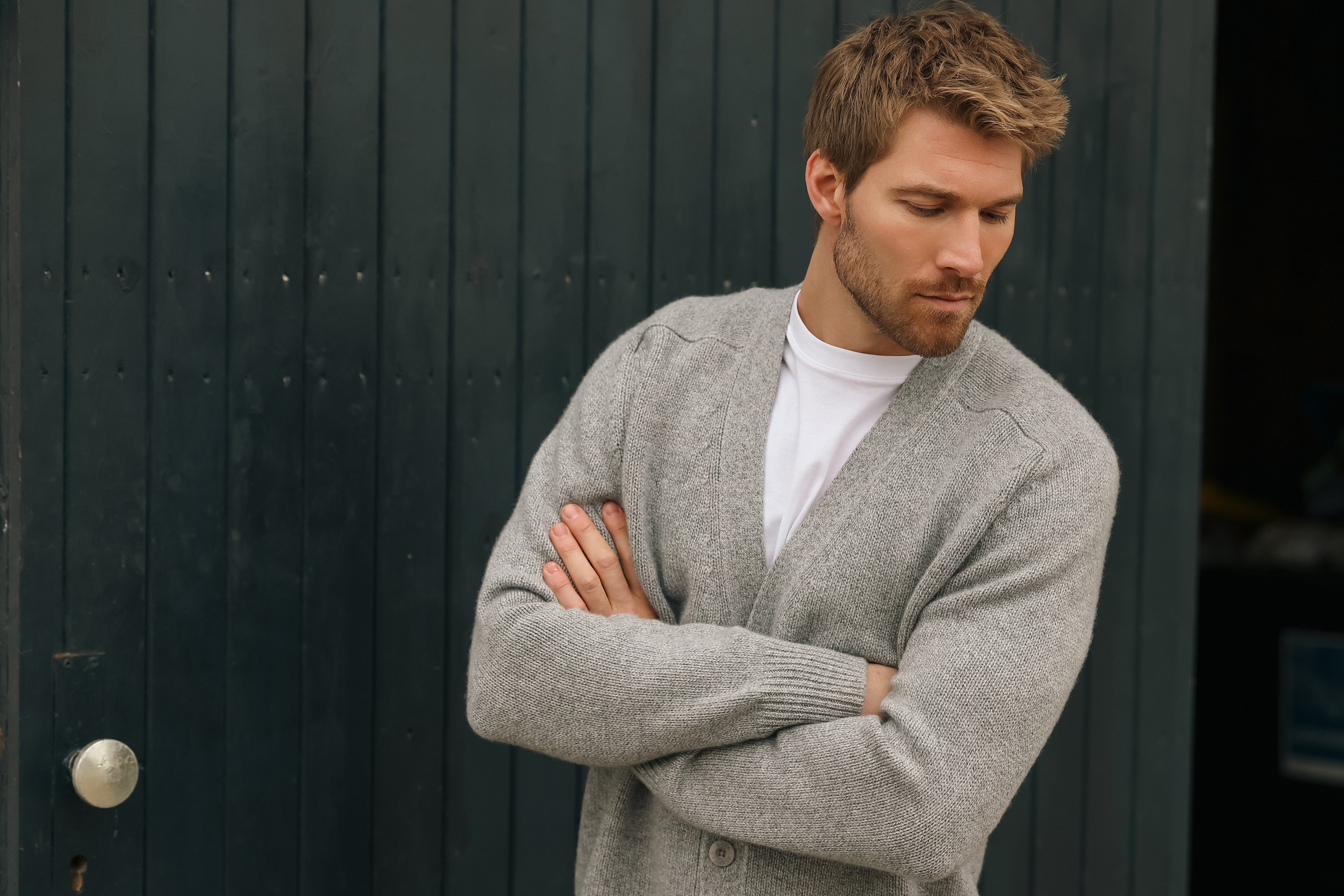 BOYA-CARL jersey mouline cardigan