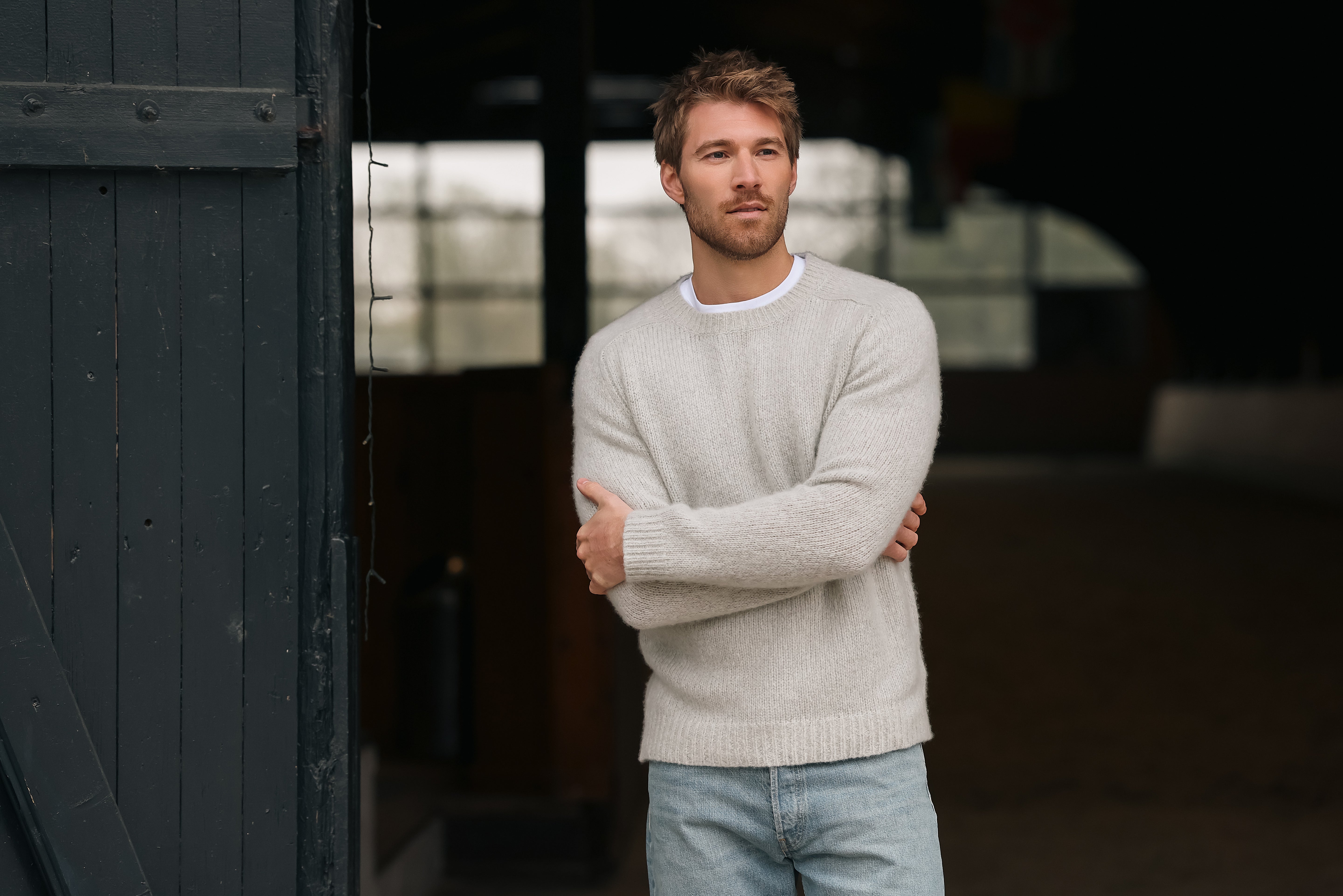 BOYA-LEO raglan sweater nimbus