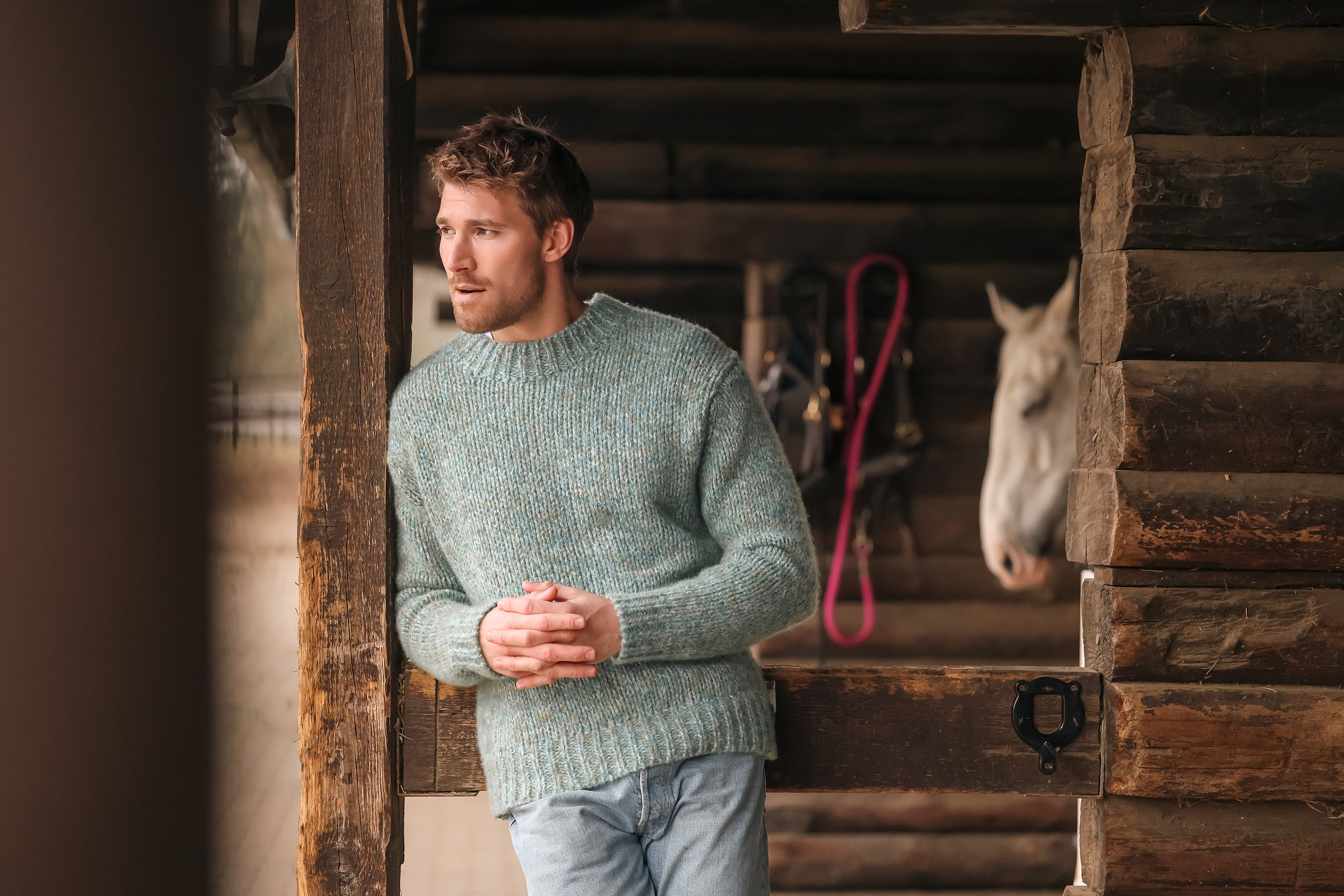 BOYA-WAYNE tweed nimbus sweater