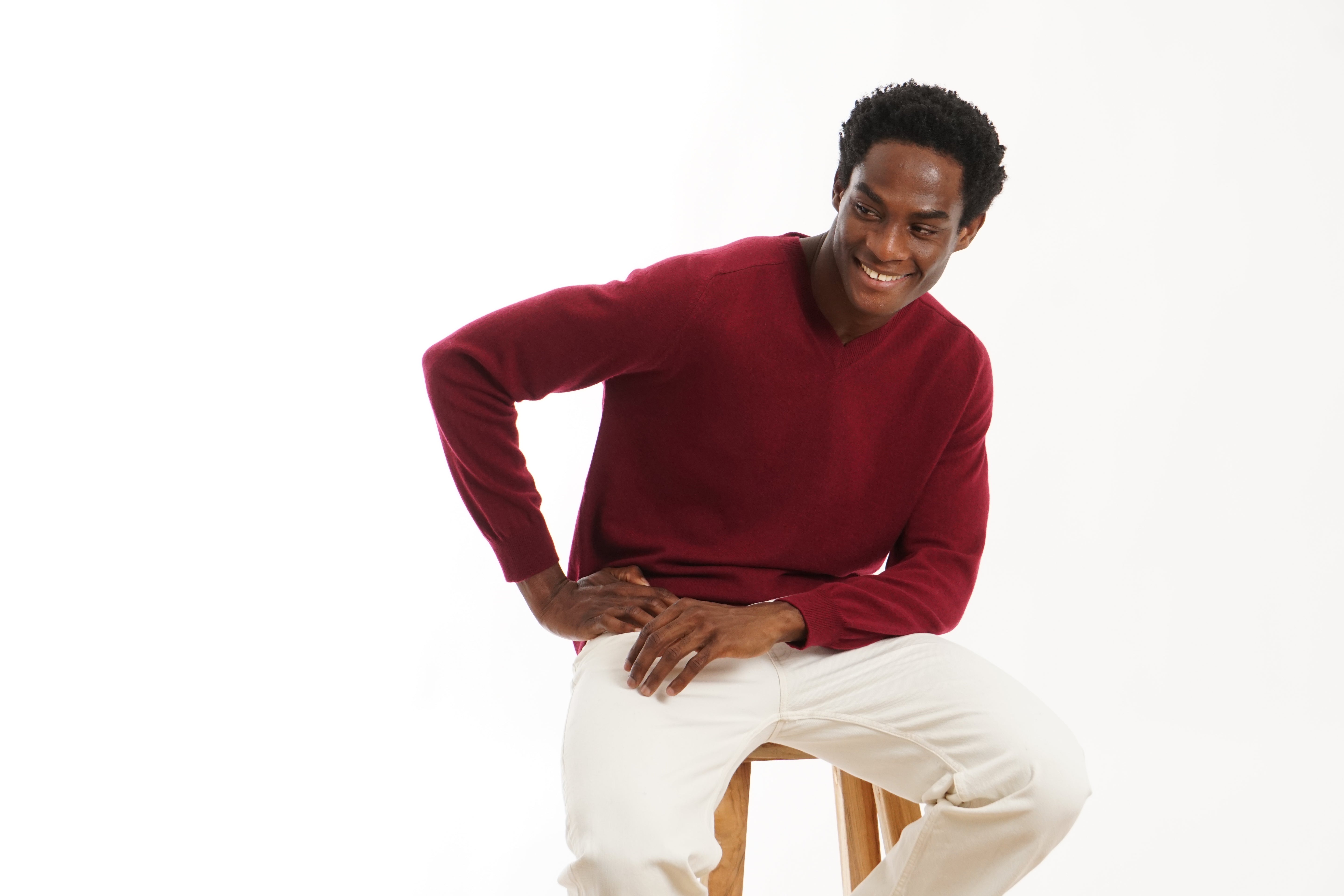 BOYA-NATHAN raglan vn sweater